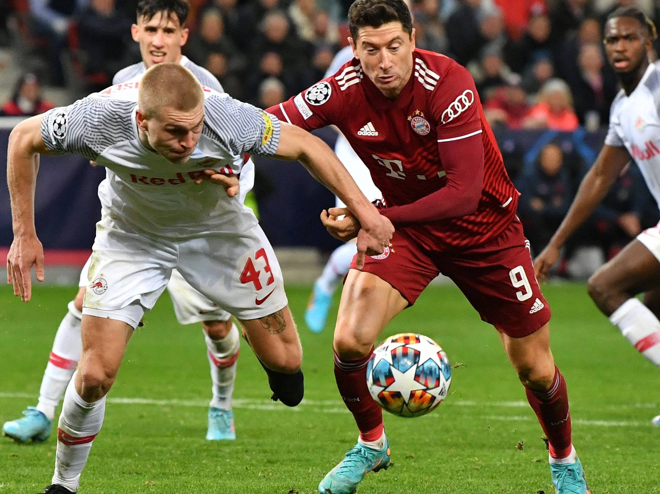 Salzburg geht optimistisch ins CL-Rückspiel in München gegen den FC Bayern. Salzburg geht optimistisch ins CL-Rückspiel in München gegen den FC Bayern.