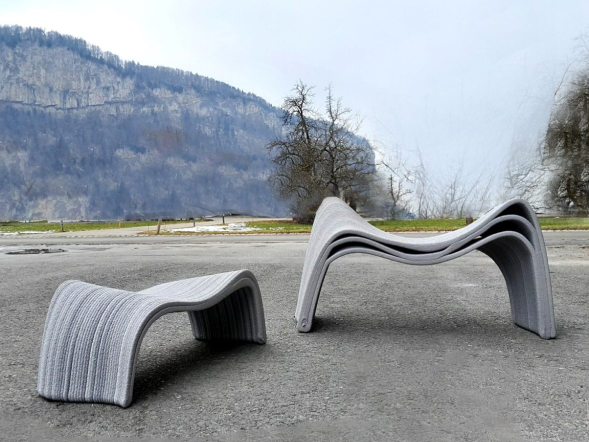 Concrete 3D und HagenHinderdael realisieren einzigartige 3D-Druck-Betonsitzelemente für Innen- und Außenbereiche. Concrete 3D und HagenHinderdael realisieren einzigartige 3D-Druck-Betonsitzelemente für Innen- und Außenbereiche.