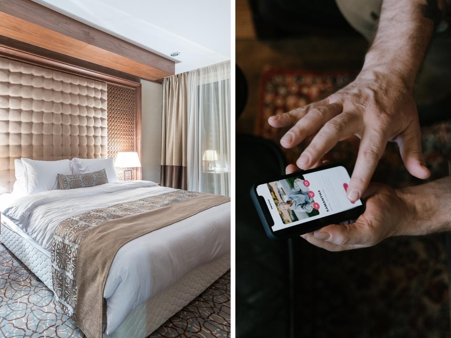 Der Schwindler wurde festgenommen.