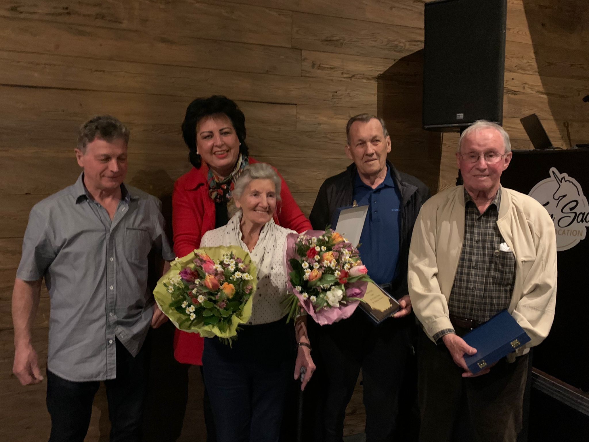 Obmann Günter Buda, Christa Pritz, Gertrud Thoma, Horst Pritz, Hans Eberle (v.l.) Obmann Günter Buda, Christa Pritz, Gertrud Thoma, Horst Pritz, Hans Eberle (v.l.)