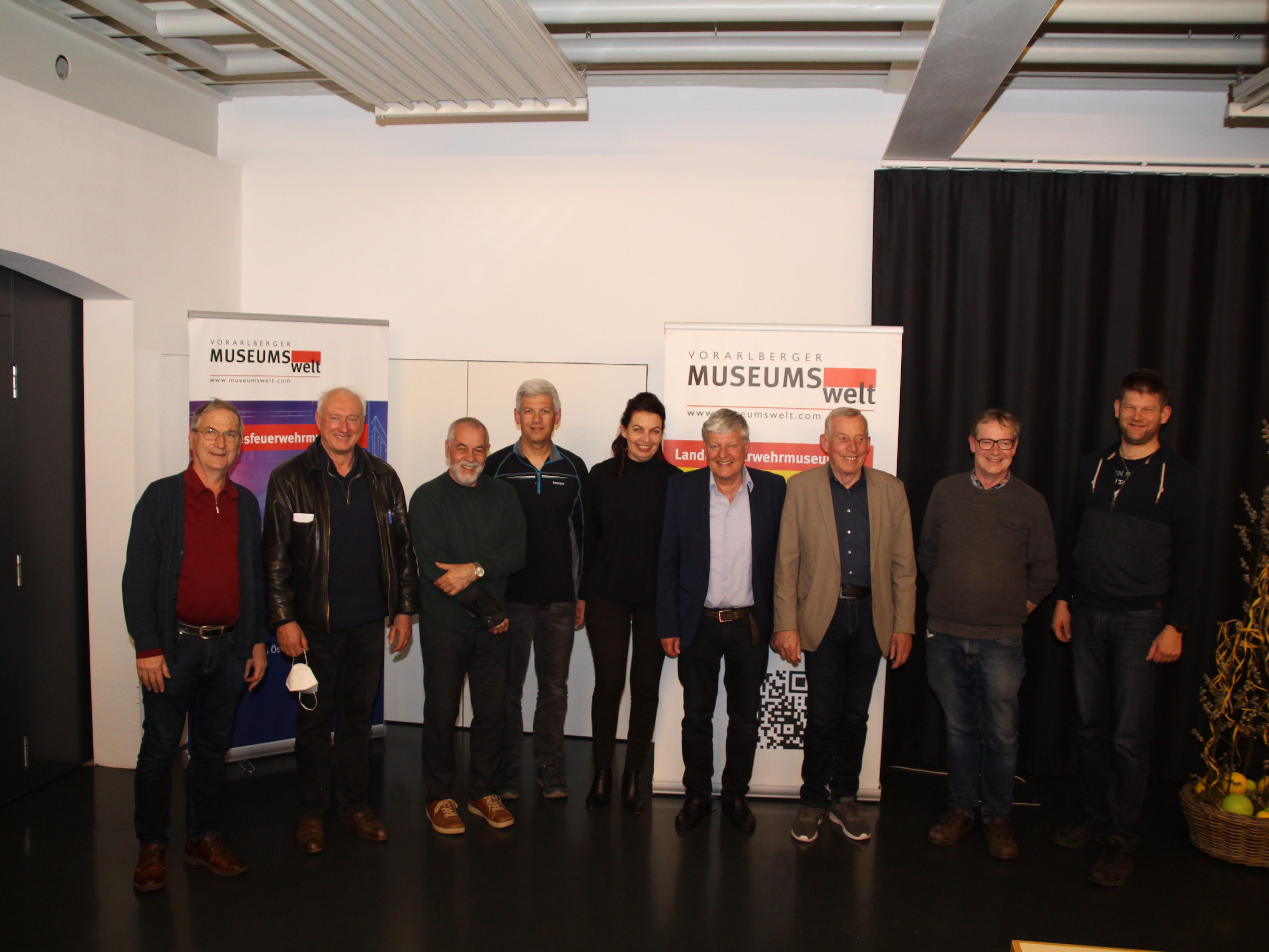 Engagiert für die Vorarlberger Museumswelt: Eugen Gabriel, Reinhard Häfele, Willi Schmidt, Bernhard Reisch, Monika Raggl, Manfred Morscher, Kurt Moll, Thomas Welte, Ingo Valentini