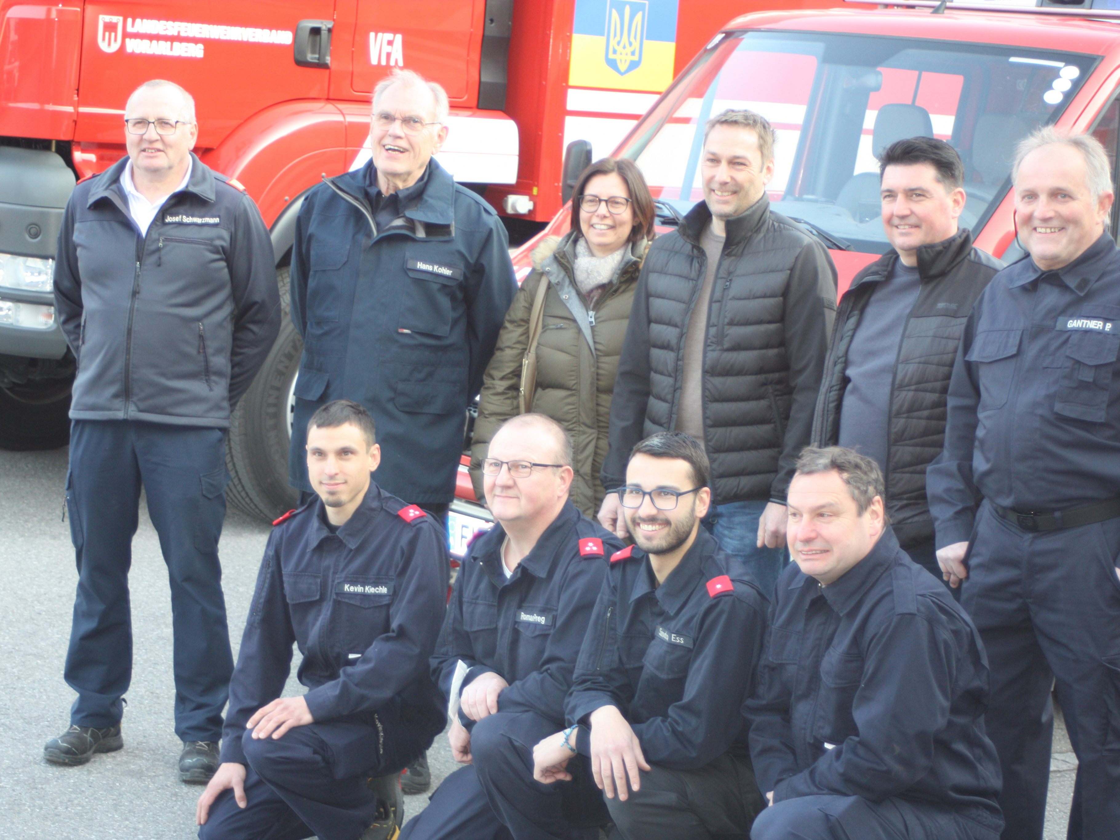Rankweil Alt-Bürgermeister Hans Kohler mit Freiwillen der Ortsfeuerwehr Rankweil nach Moldawien abgereist. Rankweil Alt-Bürgermeister Hans Kohler mit Freiwillen der Ortsfeuerwehr Rankweil nach Moldawien abgereist.