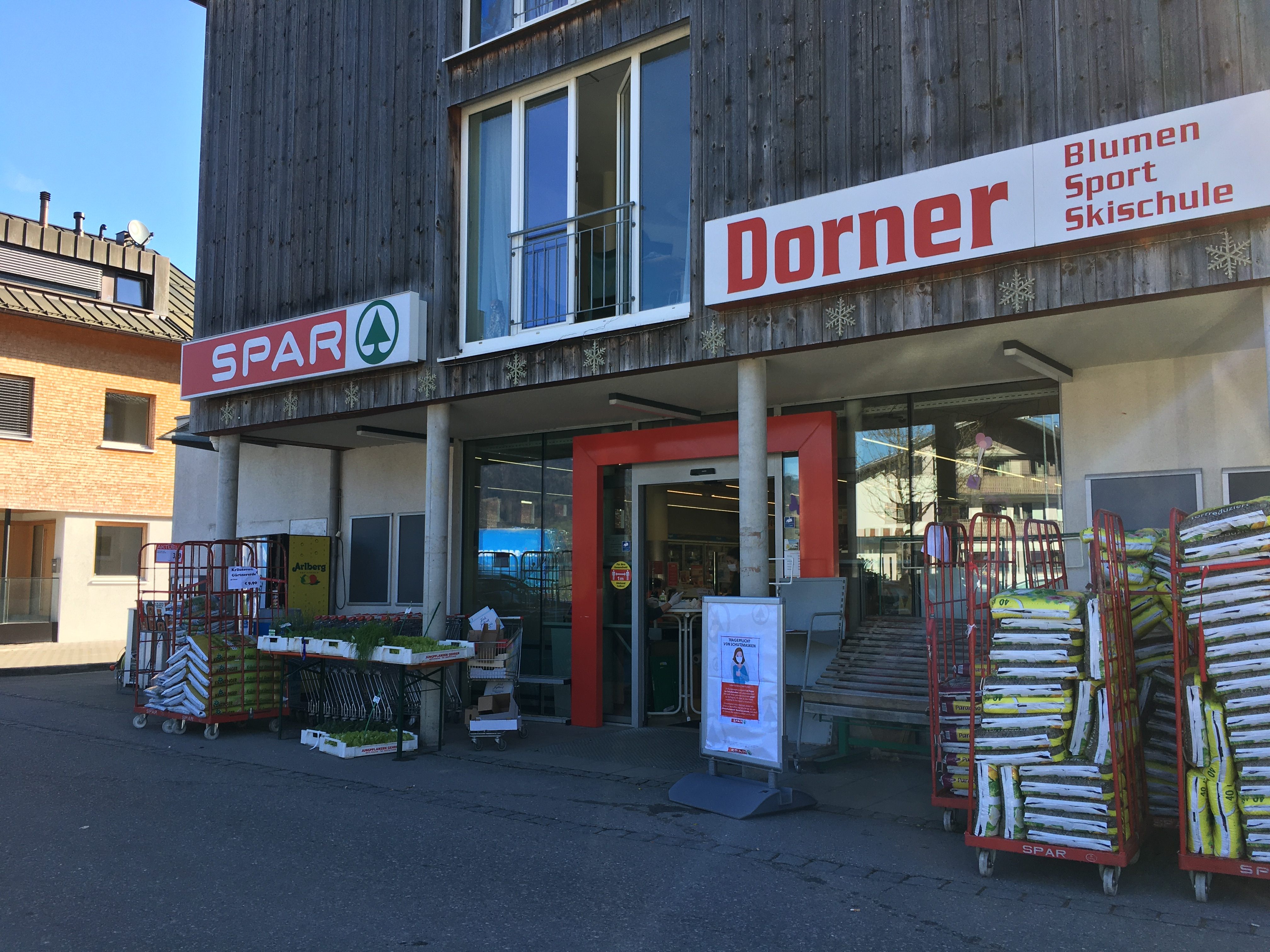 Der Spar-Markt in Andelsbuch. Der Spar-Markt in Andelsbuch.