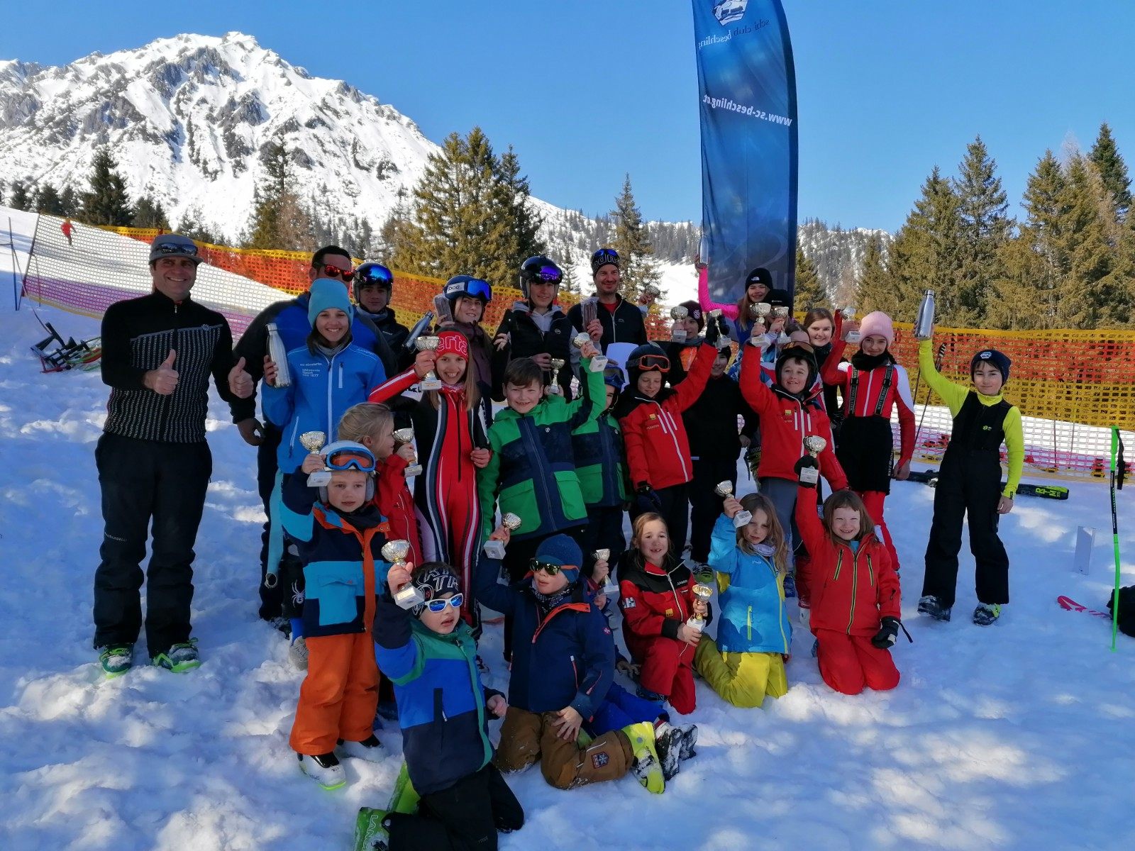 Ein Gruppenfoto als Erinnerung.
