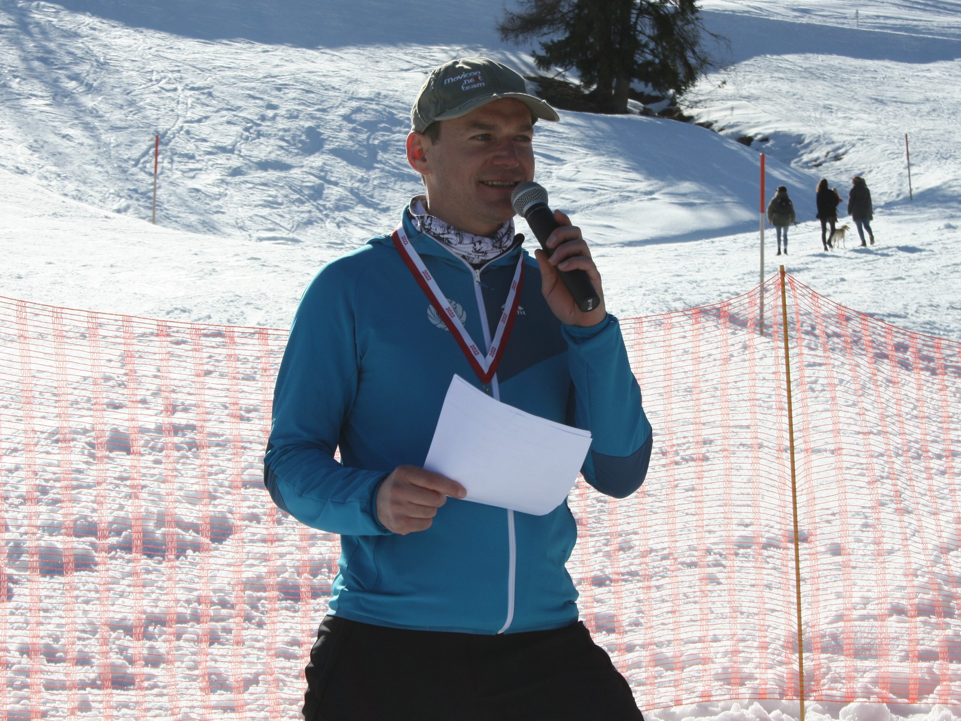 Obmann Peter Gstach bei der Preisverteilung