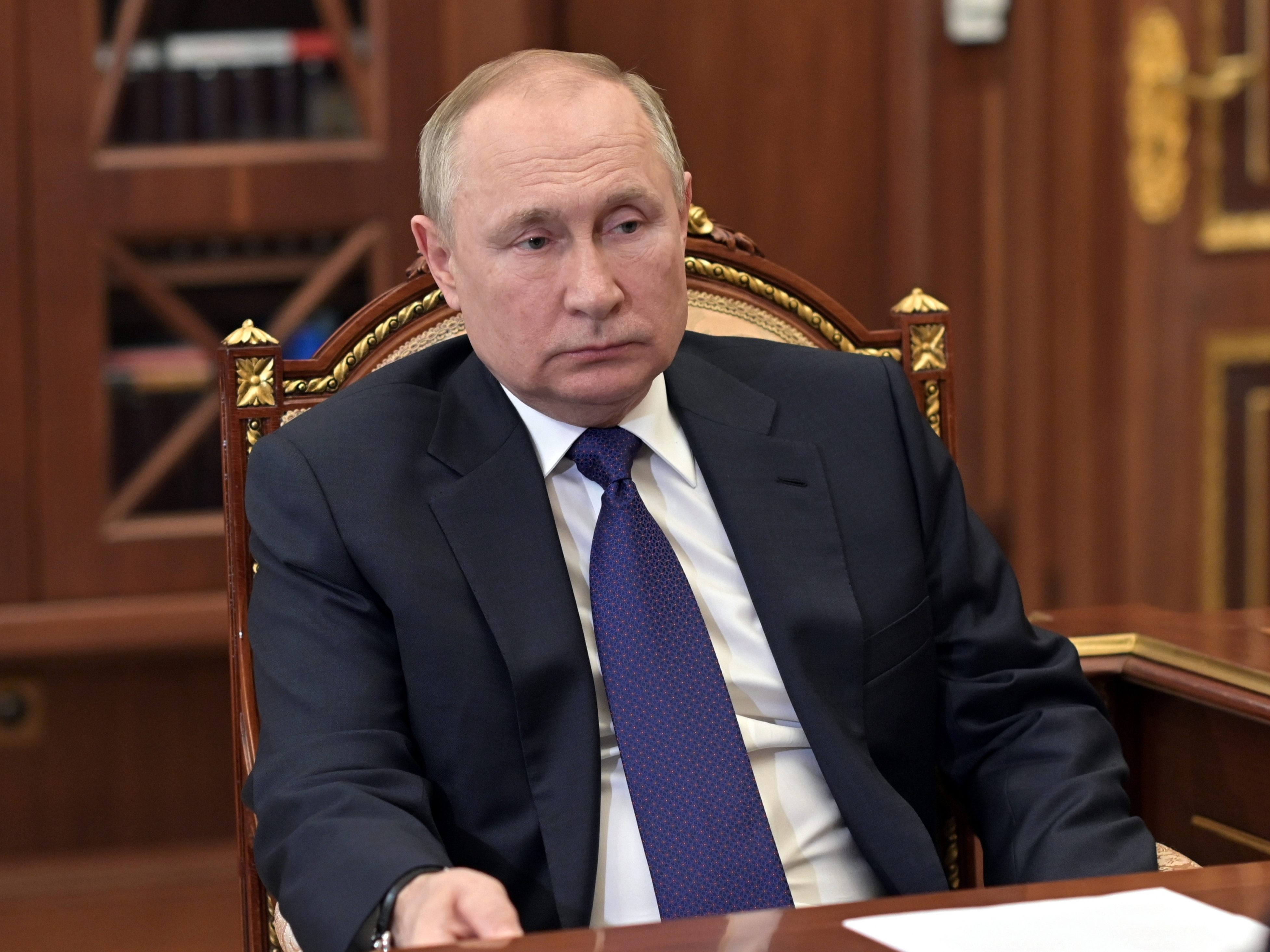 Putin kritisiert die laufenden Verhandlungen mit Kiew. Putin kritisiert die laufenden Verhandlungen mit Kiew.