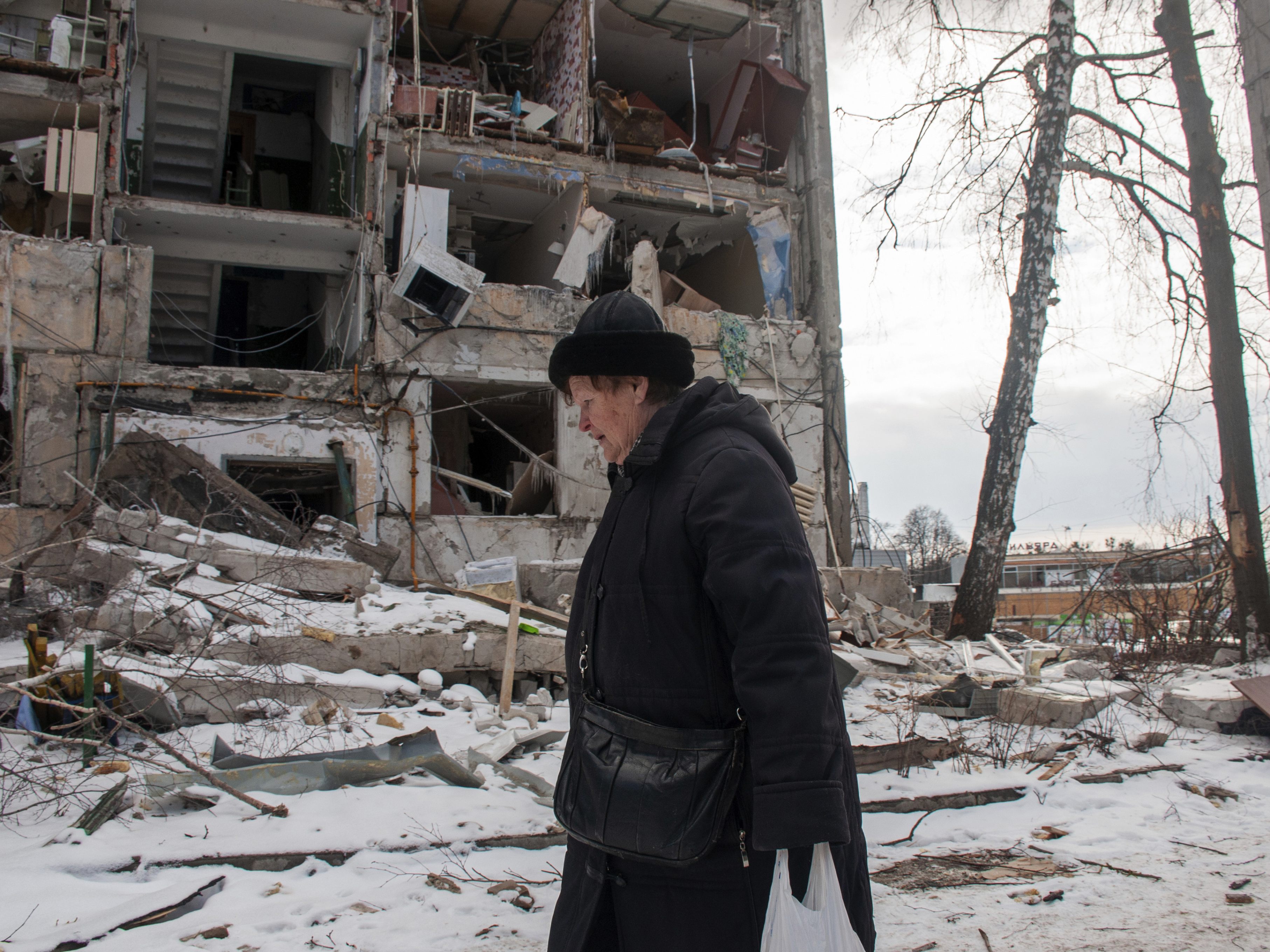 Bilder der Zerstörung: So sah es am Sonntag in der vom Krieg gebeutelten ukrainischen Stadt Charkiw aus Bilder der Zerstörung: So sah es am Sonntag in der vom Krieg gebeutelten ukrainischen Stadt Charkiw aus