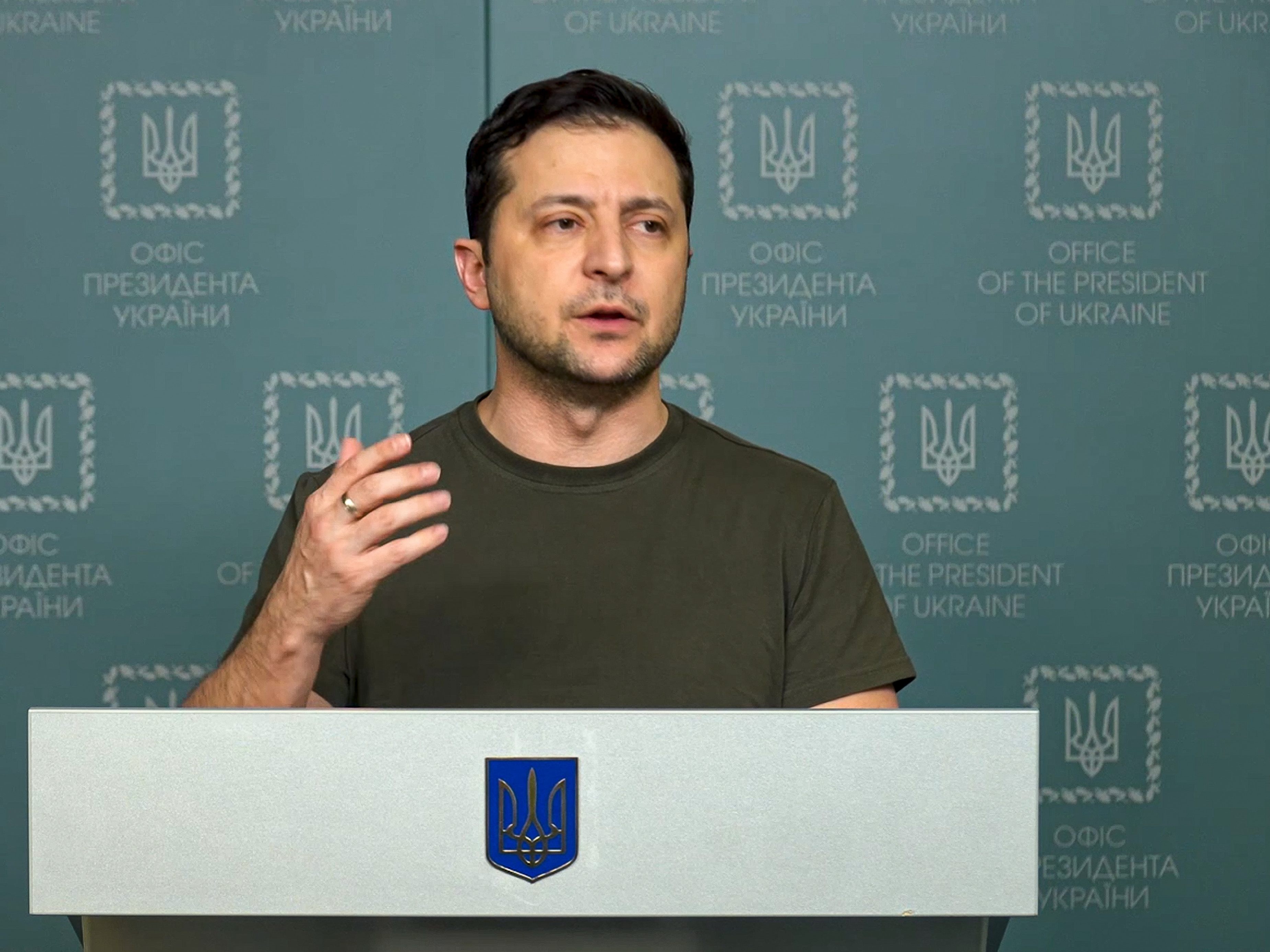 Selenskyj ruft Ukrainer zur Vertreibung der Russen auf Selenskyj ruft Ukrainer zur Vertreibung der Russen auf