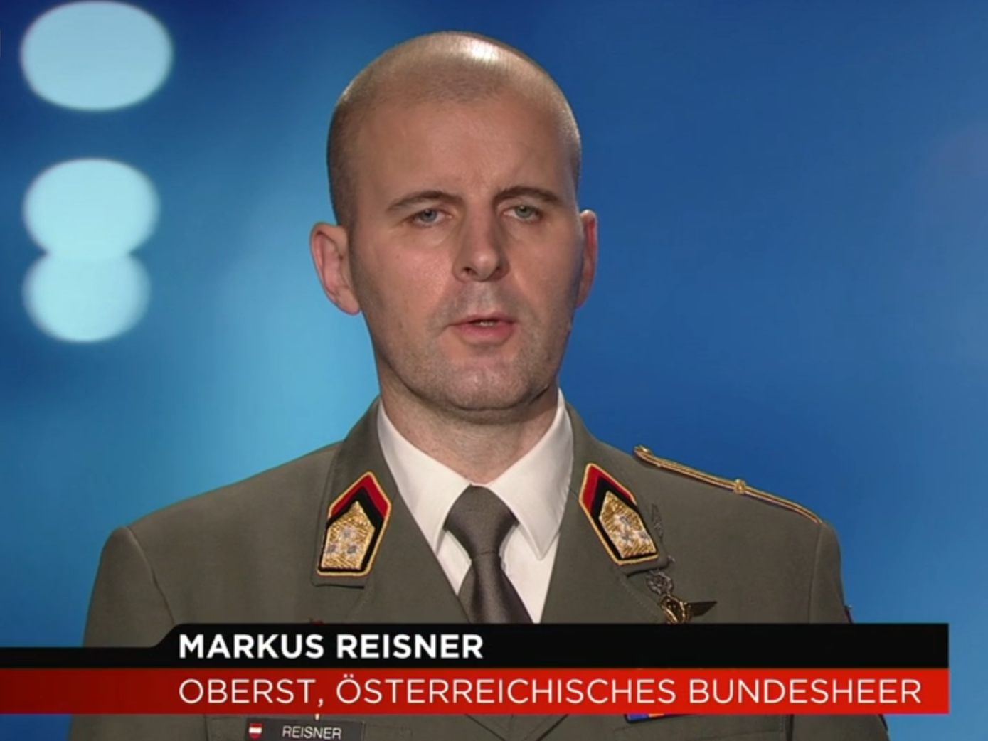 Oberst Markus Reisinger spricht davon, dass Russland die Ukrainer von der Kommunikation abschneiden. Oberst Markus Reisinger spricht davon, dass Russland die Ukrainer von der Kommunikation abschneiden.