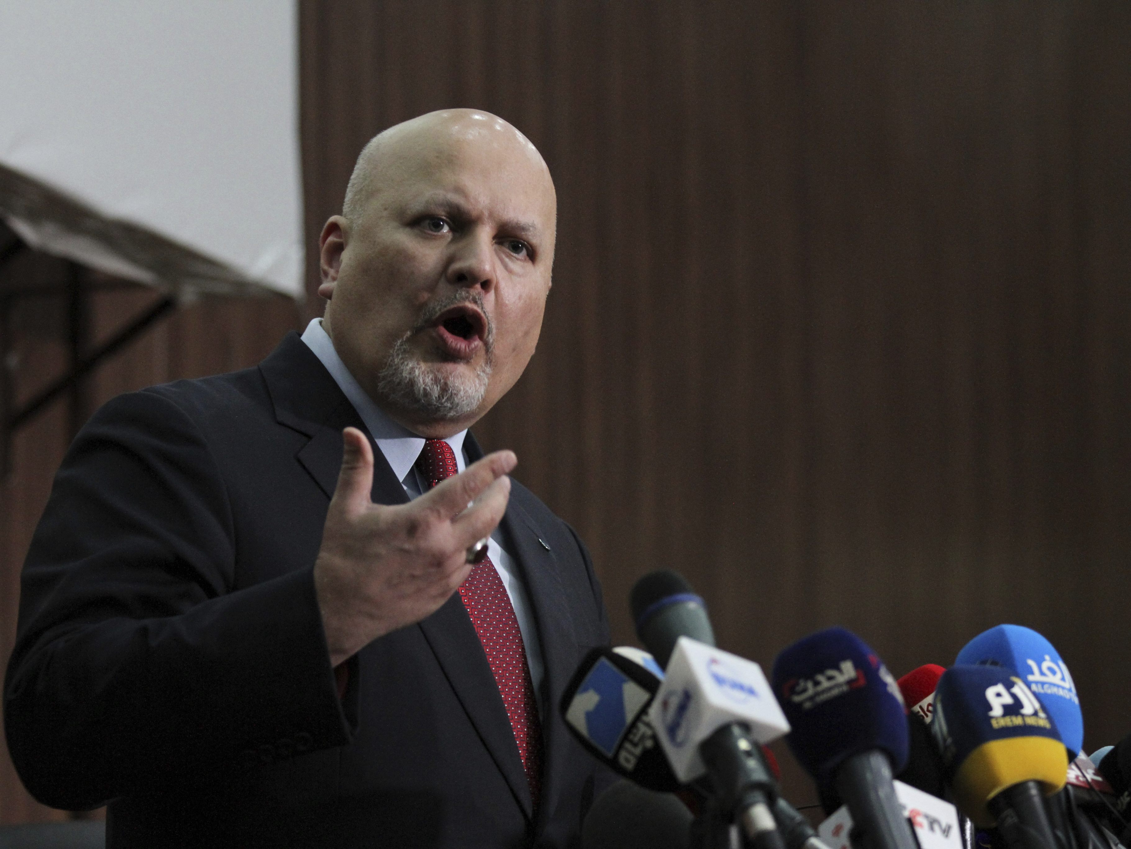 Karim Khan ist Chefankläger. Karim Khan ist Chefankläger.
