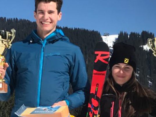 So sehen Sieger aus: Joline Höber und Jakob Meier. So sehen Sieger aus: Joline Höber und Jakob Meier.
