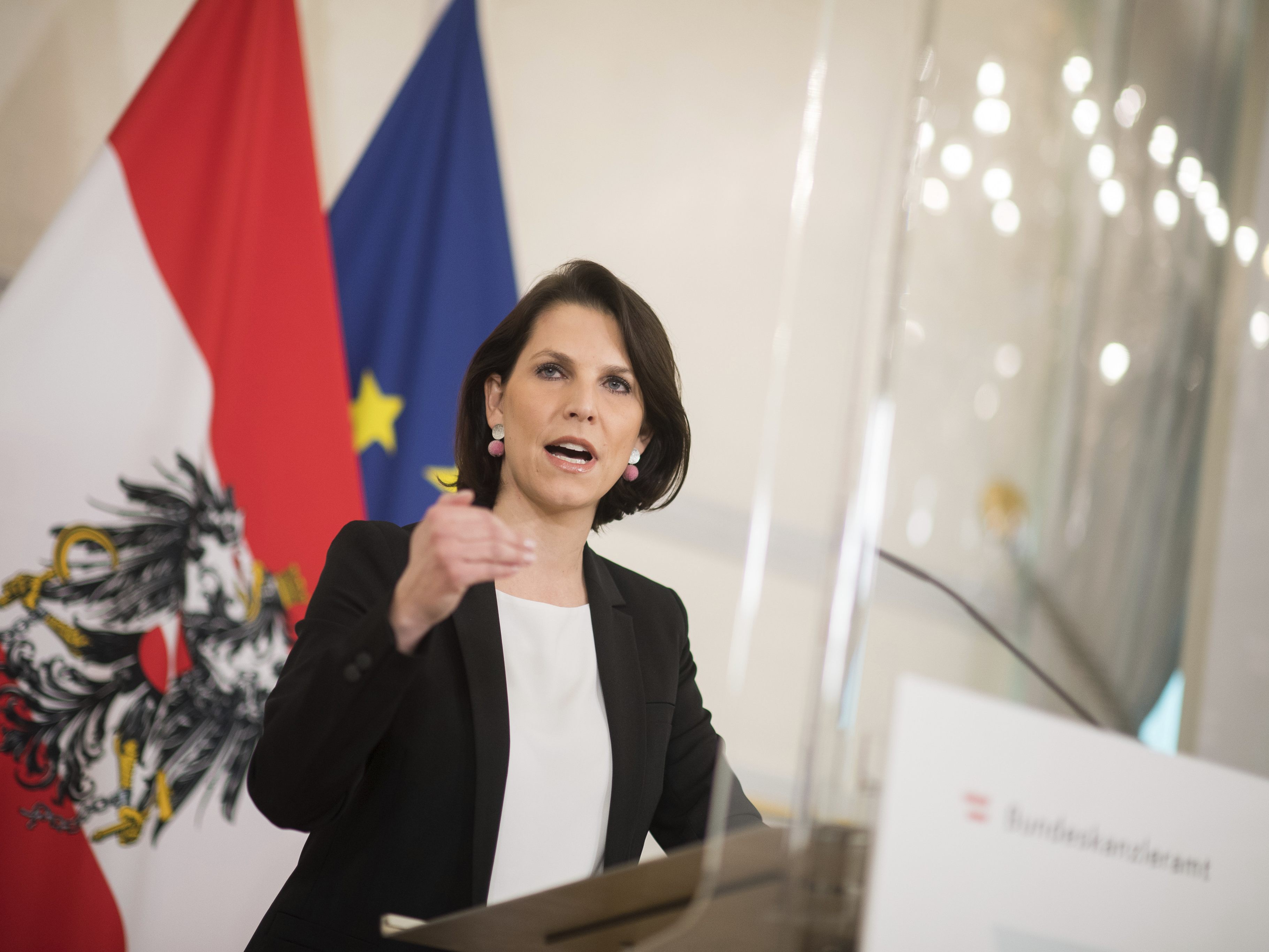Europaministerin Edtstadler äußerte sich zu einem EU-Beitritt der Ukraine Europaministerin Edtstadler äußerte sich zu einem EU-Beitritt der Ukraine