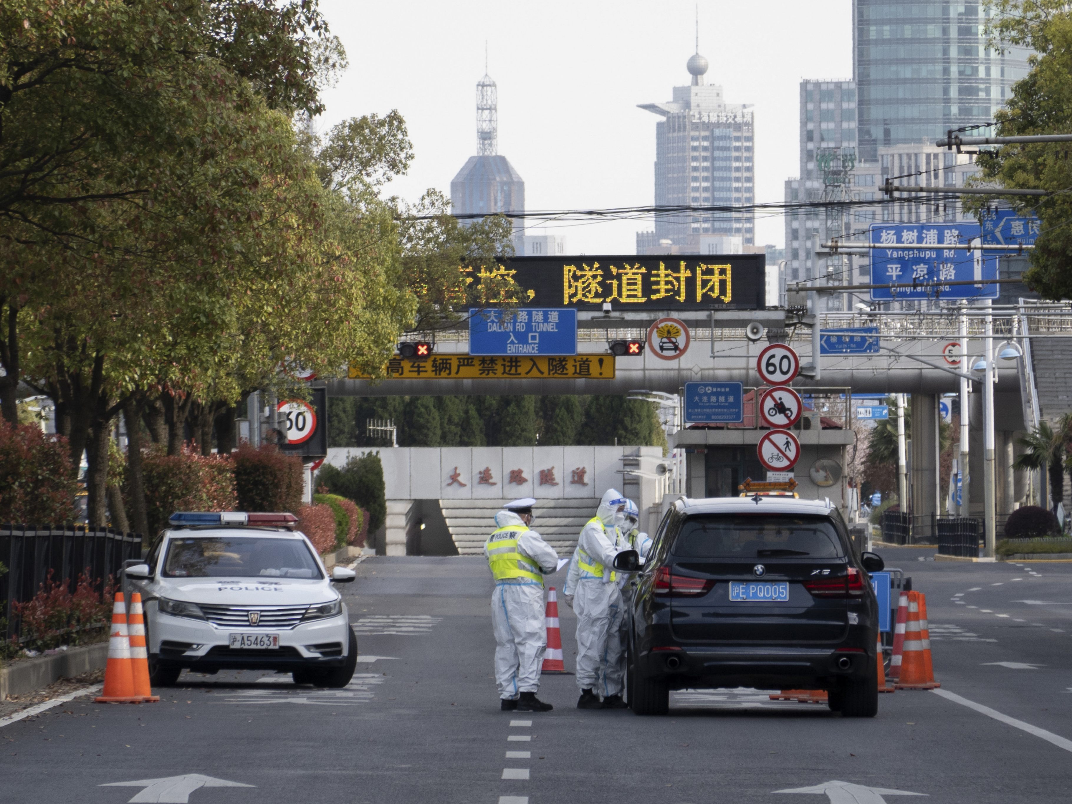 Shanghai befindet sich wieder im Corona-Lockdown. Shanghai befindet sich wieder im Corona-Lockdown.