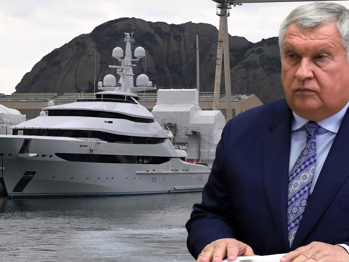 Die "Amore Vero" von Igro Sechin wurde in Südfrankreich von den Behörden beschlagnahmt.