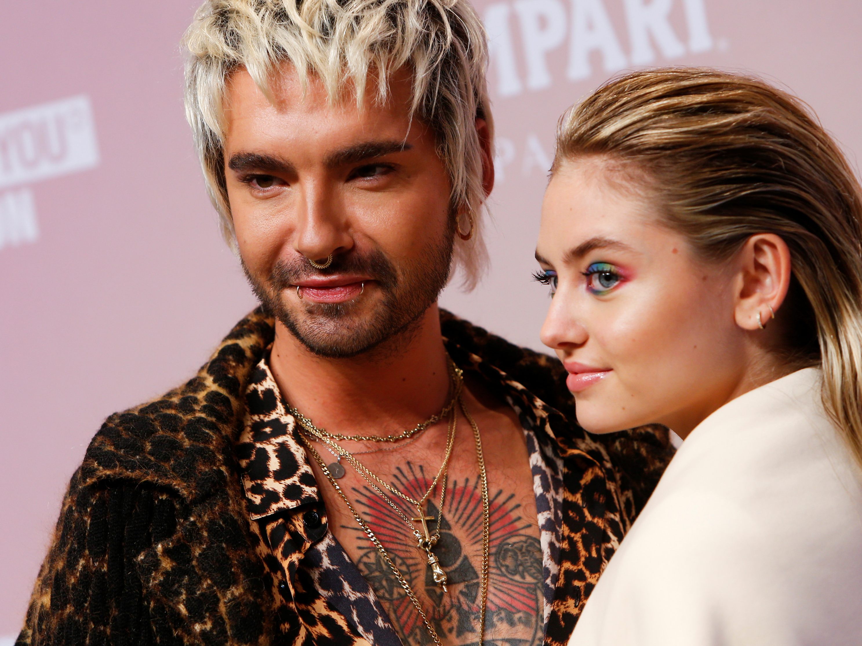 Bill Kaulitz mit Leni Klum.