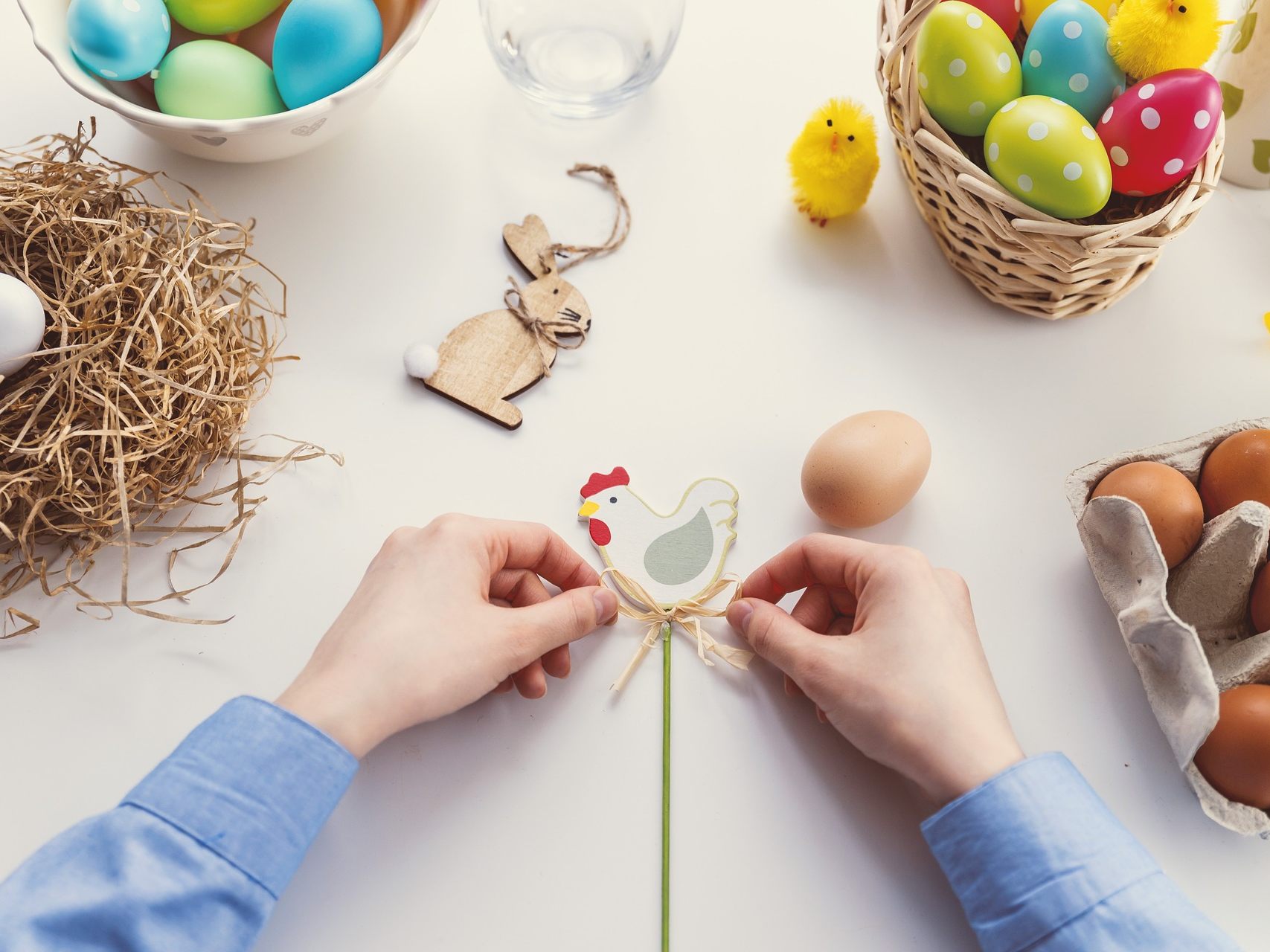 Beim Vinzi-Rast-Ostermarkt gibt es besondere Geschenke zu kaufen Beim Vinzi-Rast-Ostermarkt gibt es besondere Geschenke zu kaufen