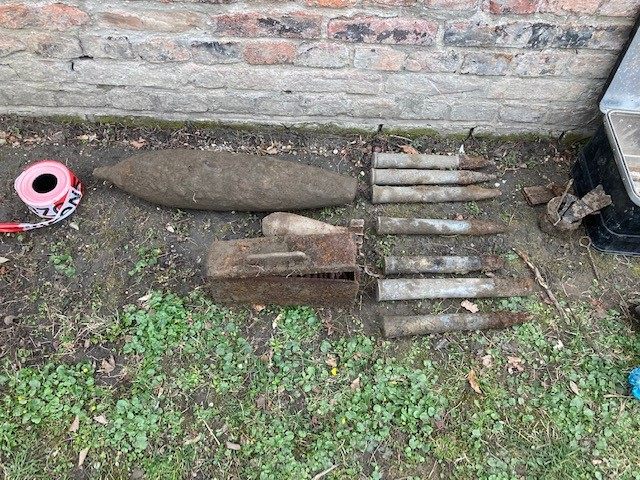 Russische Sprenggranaten, Werfergranaten und Munition wurden in Wien gefunden Russische Sprenggranaten, Werfergranaten und Munition wurden in Wien gefunden
