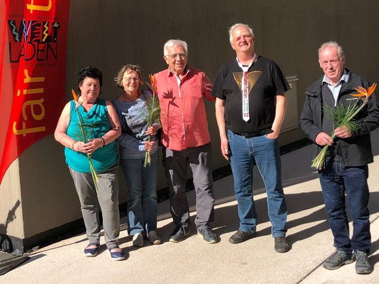 Waltraud Hauser, Sigrid Kalny, Heribert Gut, Norbert Hauser und Anton Müller