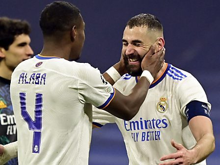 So wollen Alaba und Benzema auch am Dienstag feiern So wollen Alaba und Benzema auch am Dienstag feiern