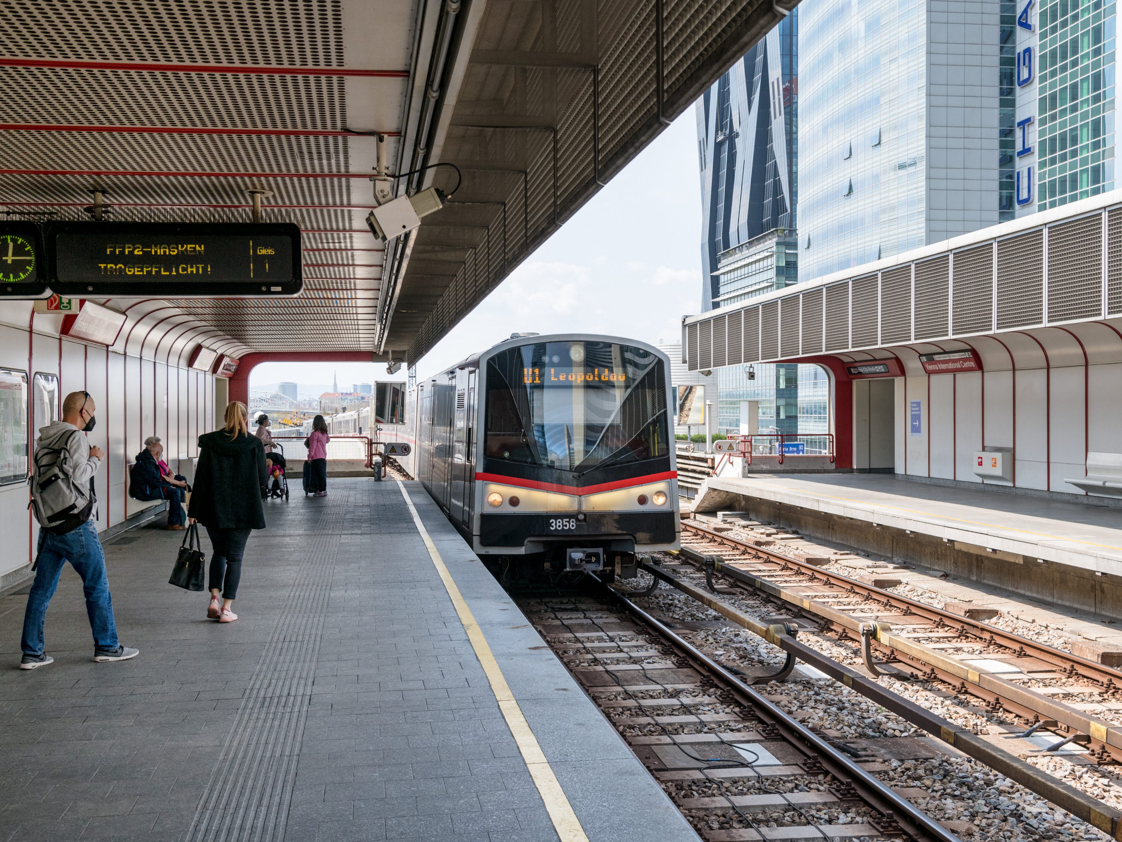 Die U1-Station Kaisermühlen wird ab 25. April modernisiert Die U1-Station Kaisermühlen wird ab 25. April modernisiert