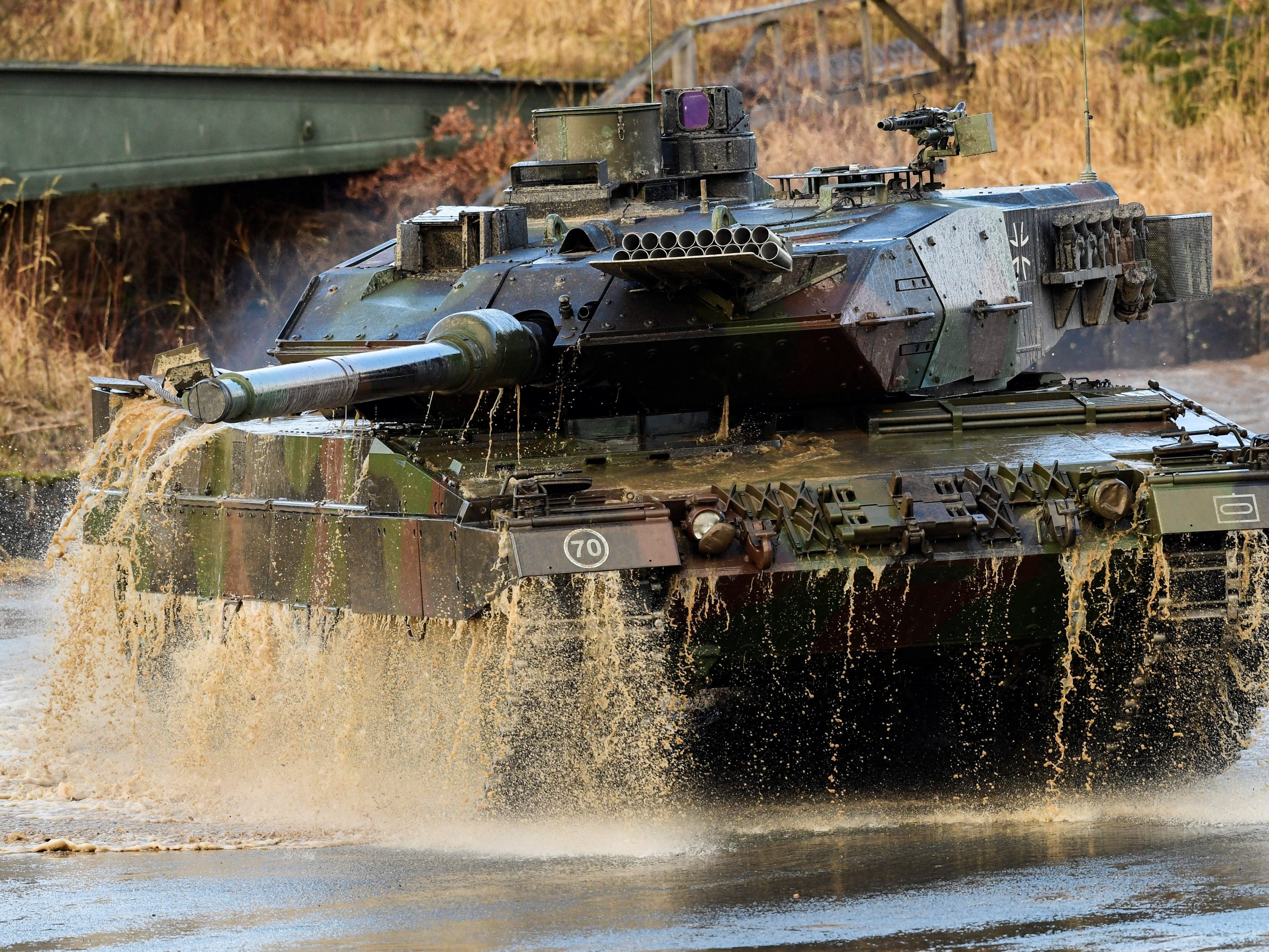Die Ukraine soll keine Leopard-Panzer von Deutschland wollen. Die Ukraine soll keine Leopard-Panzer von Deutschland wollen.