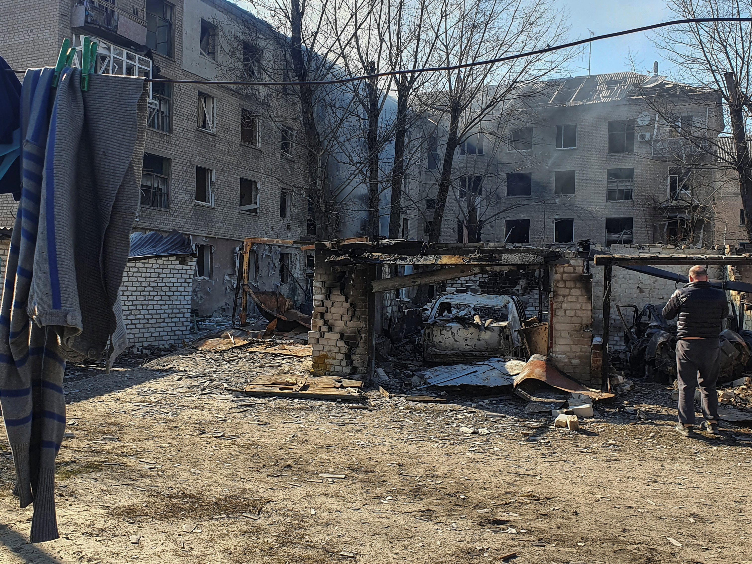 Gouverneur: Alle Krankenhäuser im Gebiet Luhansk zerstört.