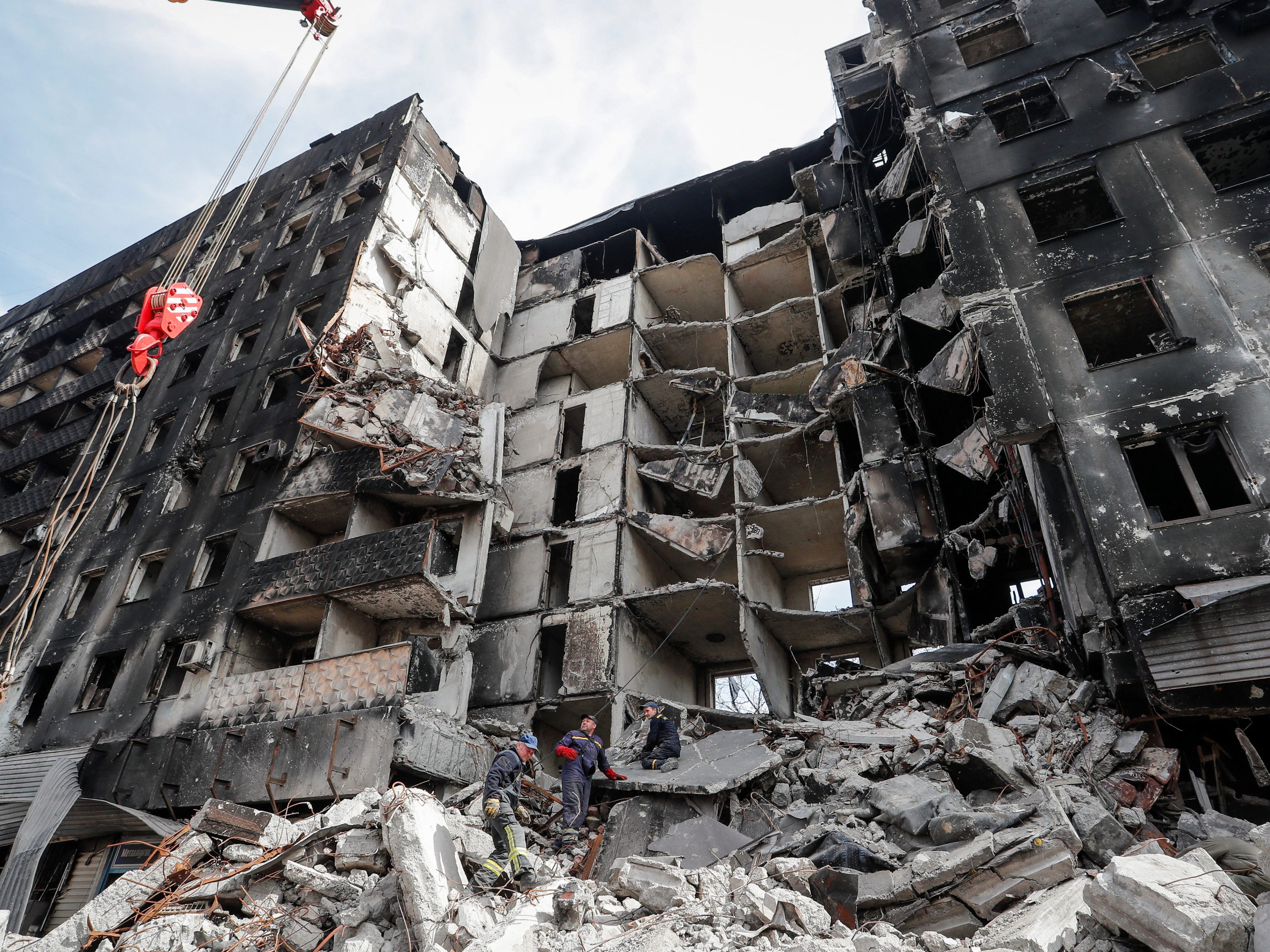 Gebäude in Mariupol (nicht Caritas)