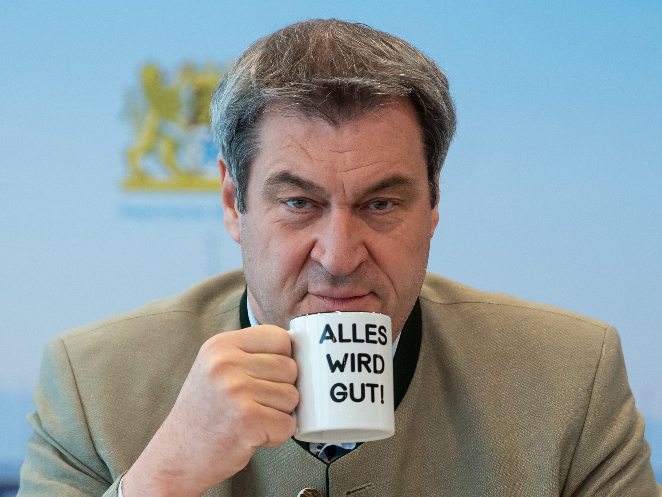 Söder hat sich mit dem Coronavirus infiziert. Söder hat sich mit dem Coronavirus infiziert.