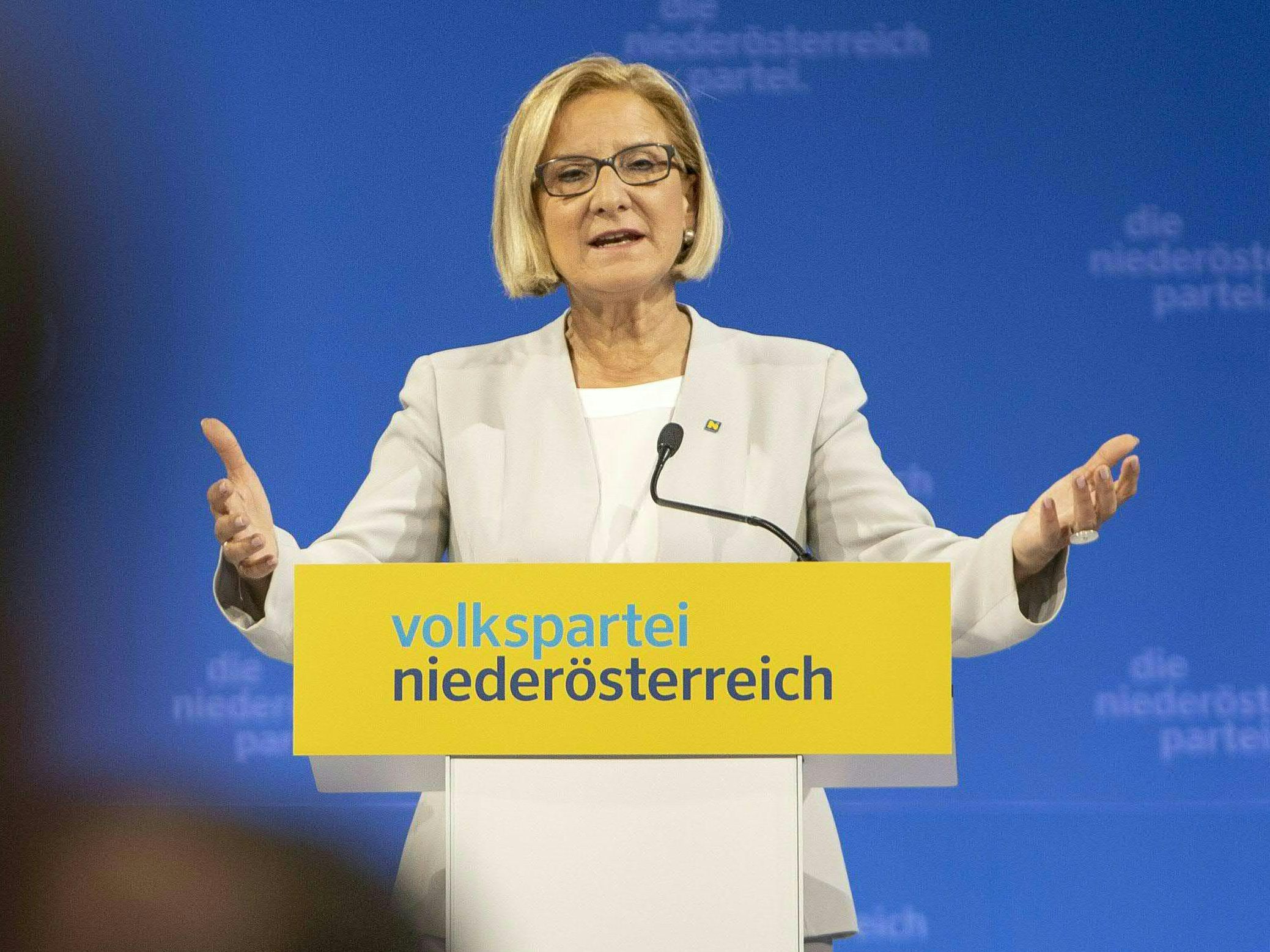 Johanna Mikl-Leitner mit 99,5 Prozent als ÖVP-NÖ-Landesobfrau wiedergewählt