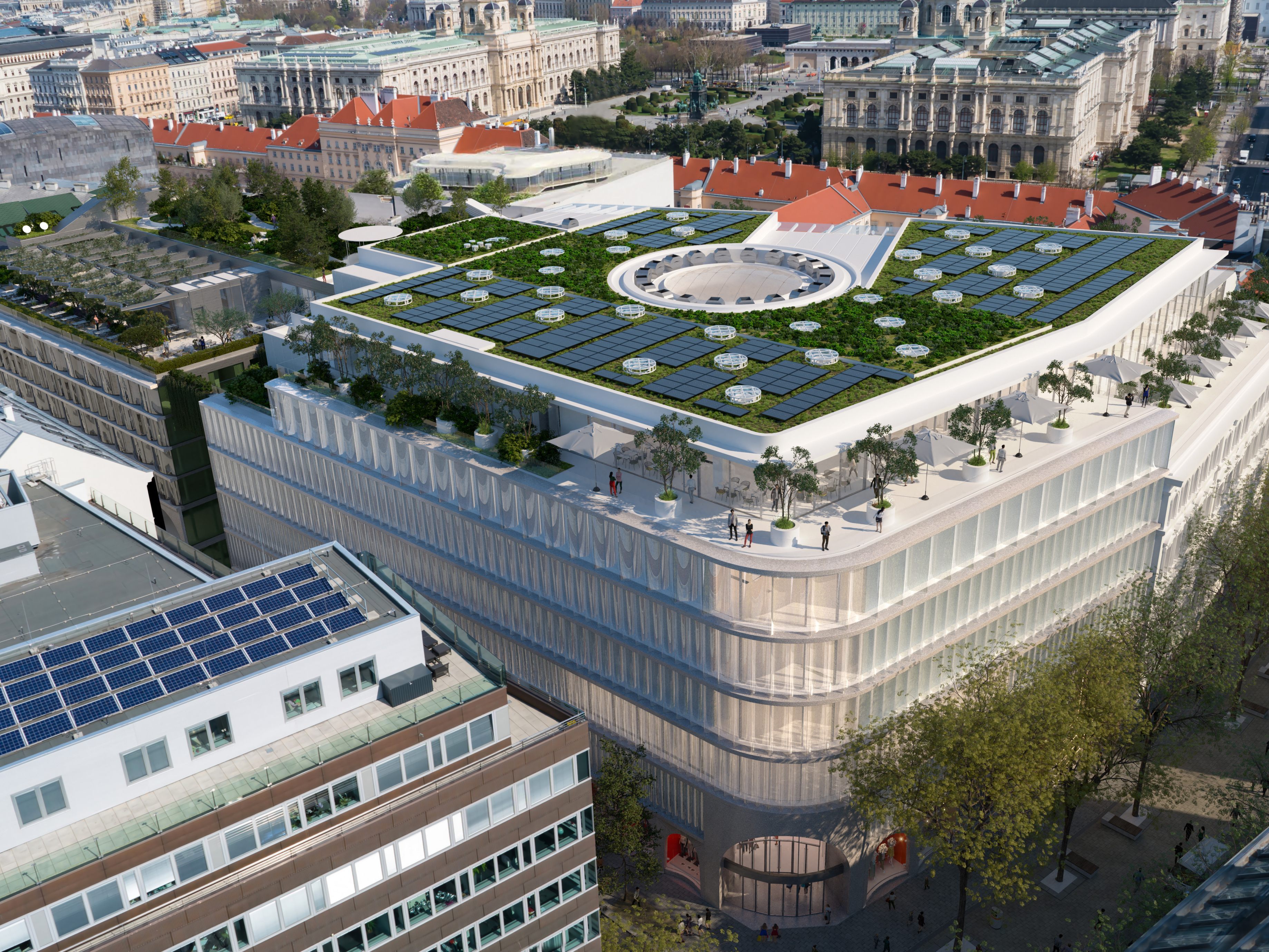 Das Hotel im "KaDeWe"-Projekt auf der Mariahilfer Straße soll ein Thompson Vienna werden. Das Hotel im "KaDeWe"-Projekt auf der Mariahilfer Straße soll ein Thompson Vienna werden.