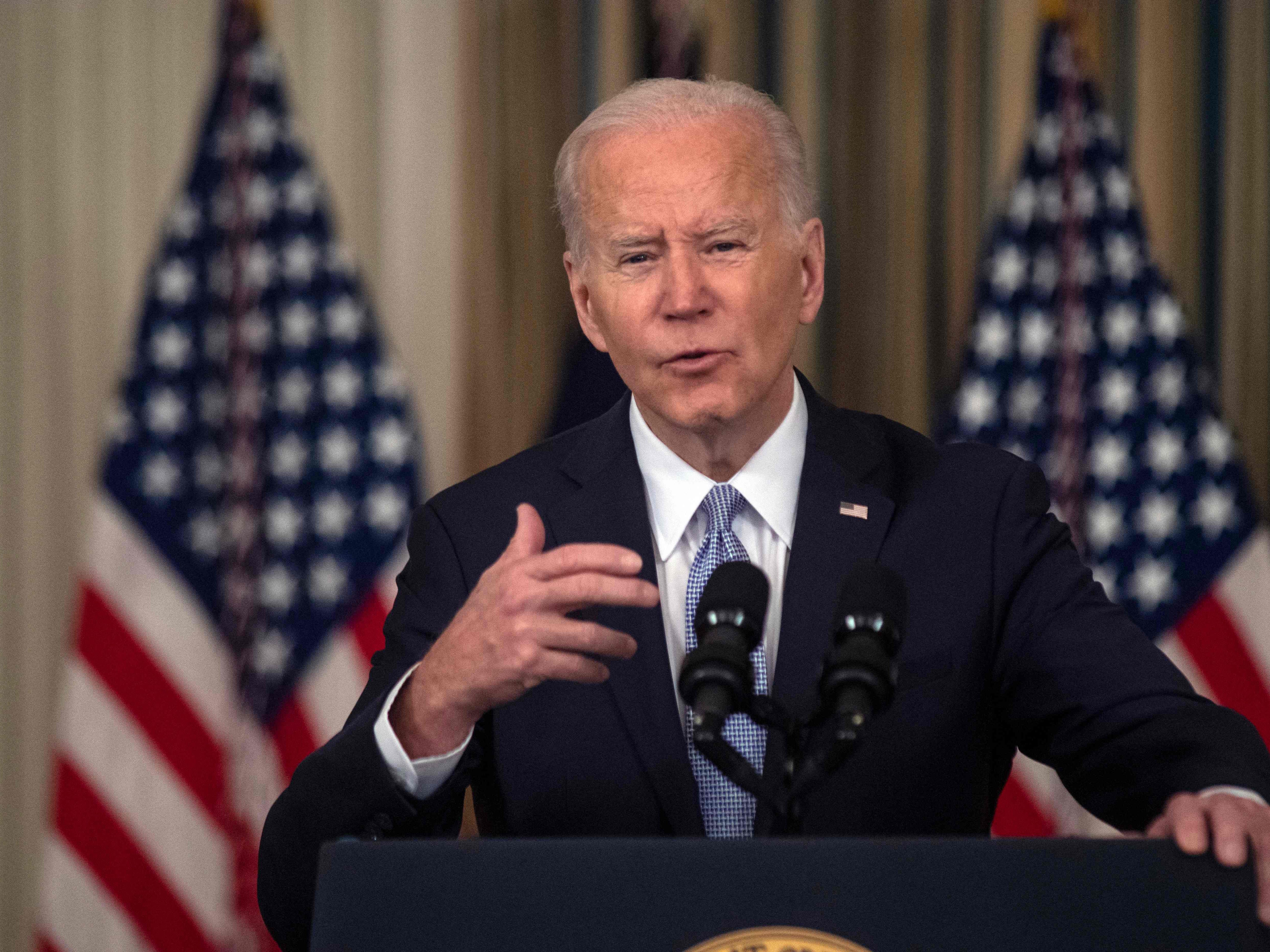 Biden fordert wegen Butscha "Kriegsverbrecherprozess". Biden fordert wegen Butscha "Kriegsverbrecherprozess".