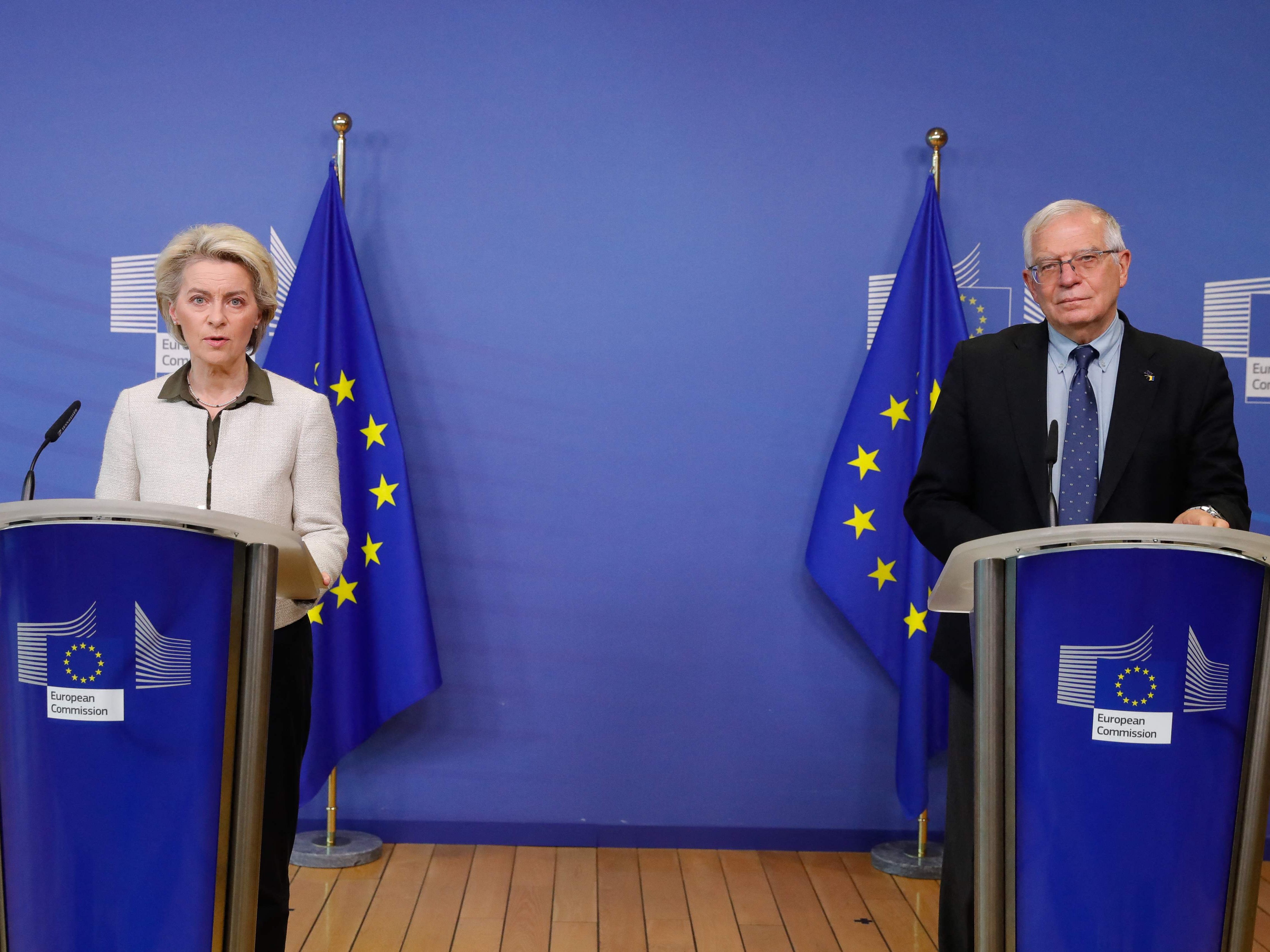 Von der Leyen und Borrell reisen zu Selenskyj nach Kiew.
