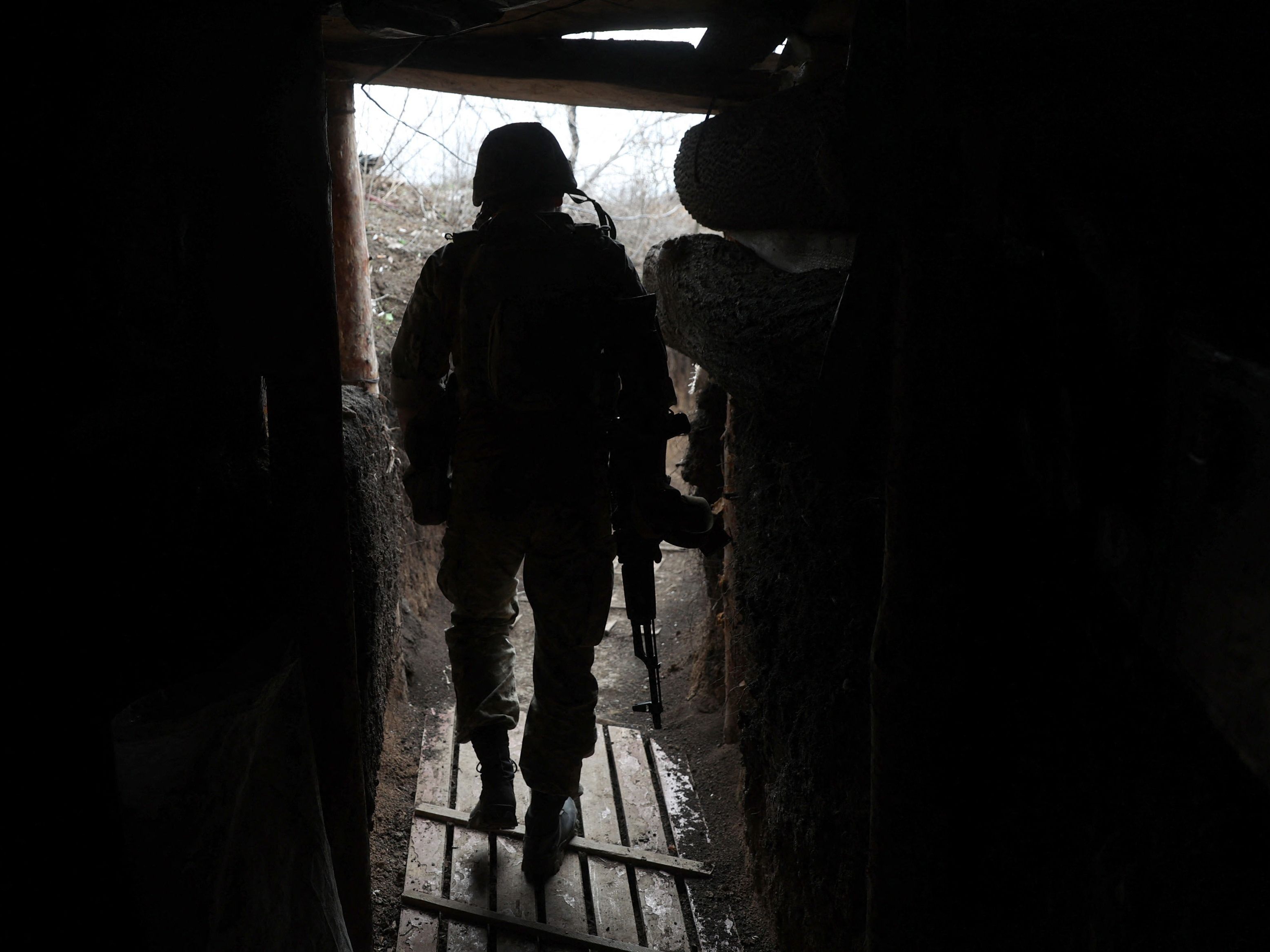 LIVE-Blog zur Ukraine am Freitag. Das Bild zeigt einen ukrainischen Soldaten am 11. April. LIVE-Blog zur Ukraine am Freitag. Das Bild zeigt einen ukrainischen Soldaten am 11. April.