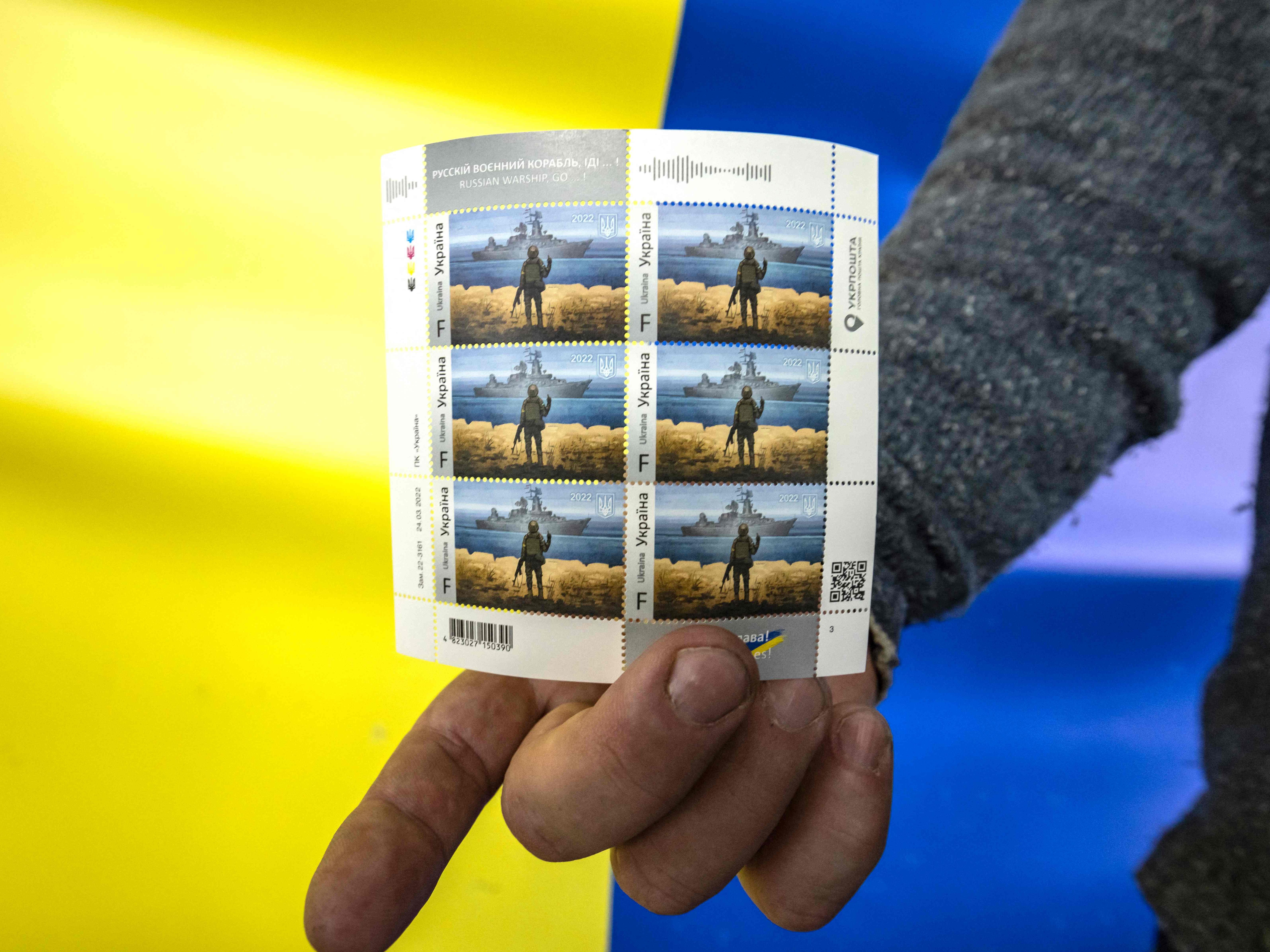Diese Briefmarke zum Ukraine-Krieg wird zum neuen Sammlerstück.