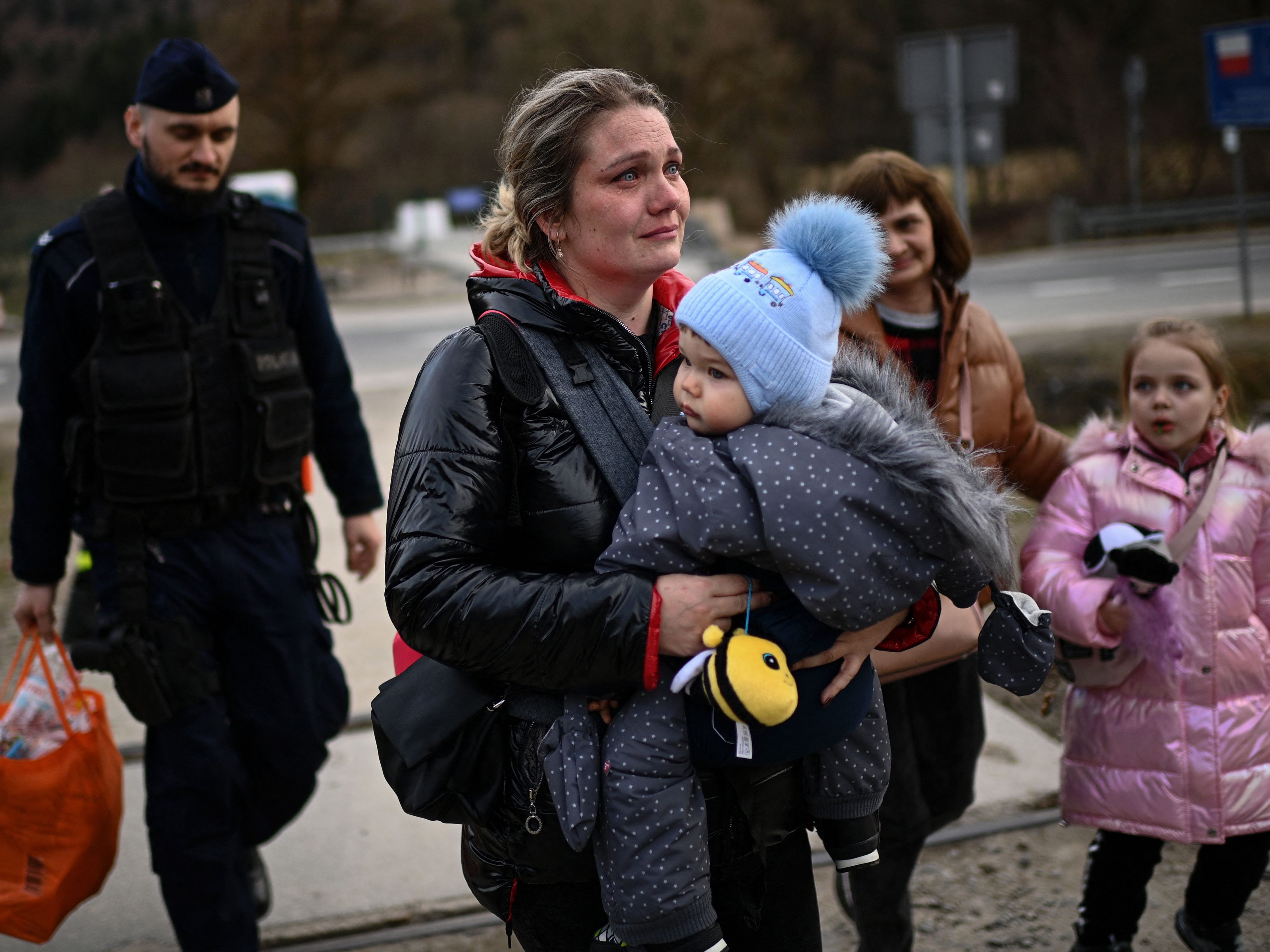 Bereits 3 Millionen Menschen sind vor dem Krieg in der Ukraine nach Polen geflüchtet Bereits 3 Millionen Menschen sind vor dem Krieg in der Ukraine nach Polen geflüchtet
