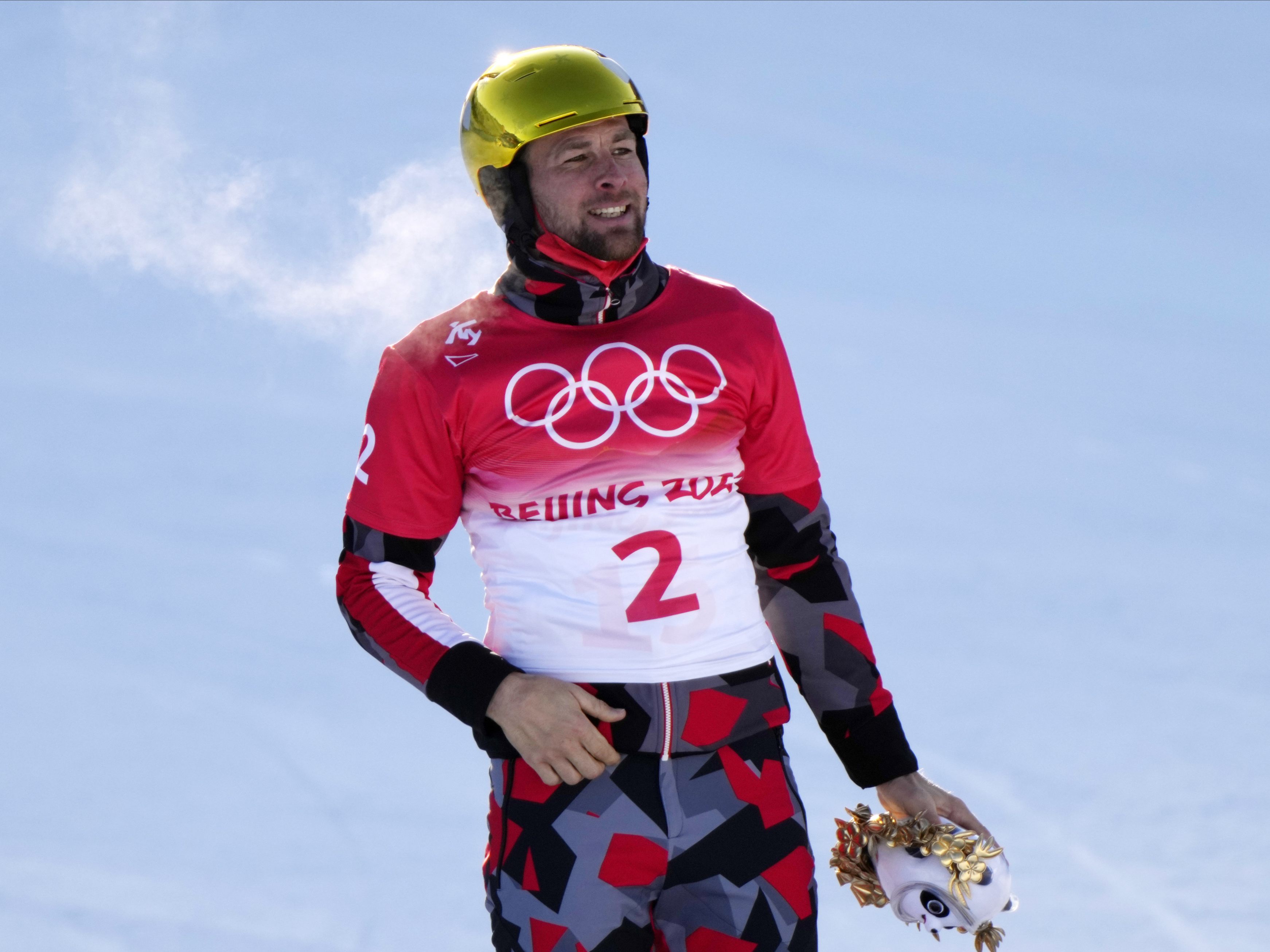 Snowboarder Benjamin Karl bei den Olympischen Winterspielen in Zhangjiakou 2022.