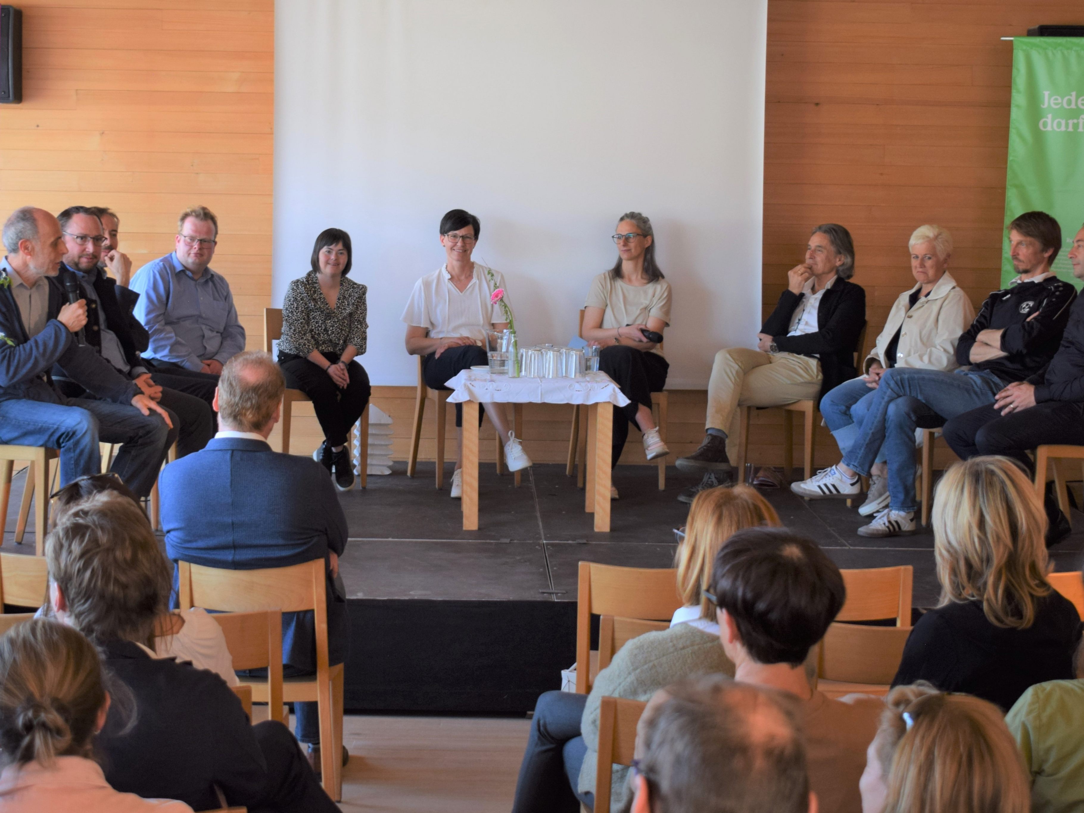 Im Erzählcafé wurden bestens funktionierende Inklusionsprojekte aus dem Bregenzerwald vorgestellt.