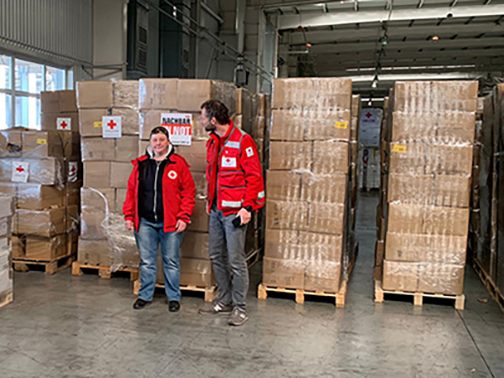 Die 100.000 Euro an Spendengelder aus Vorarlberg fanden in Form von wärmenden Decken bereits im Krisengebiet Verwendung.