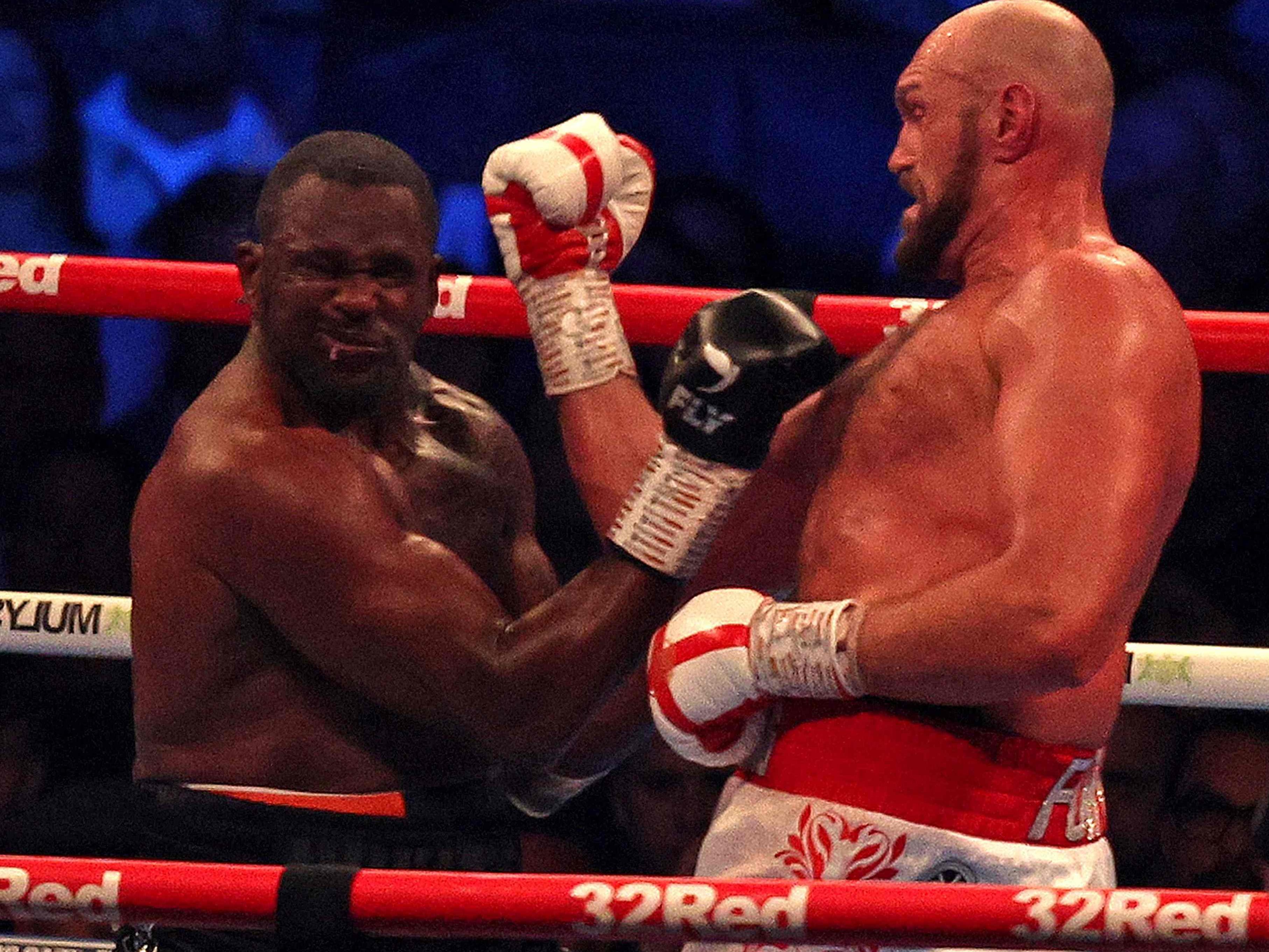 Fury behielt im Ring die Oberhand gegen Dillian Whyte.