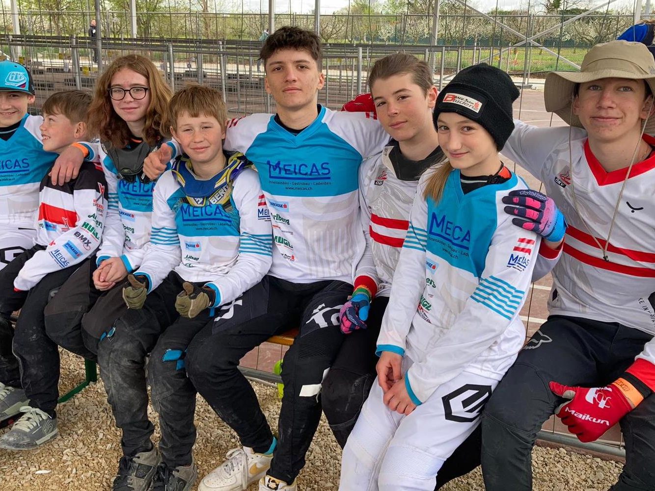 Das Bludenzer BMX-Team in Verona