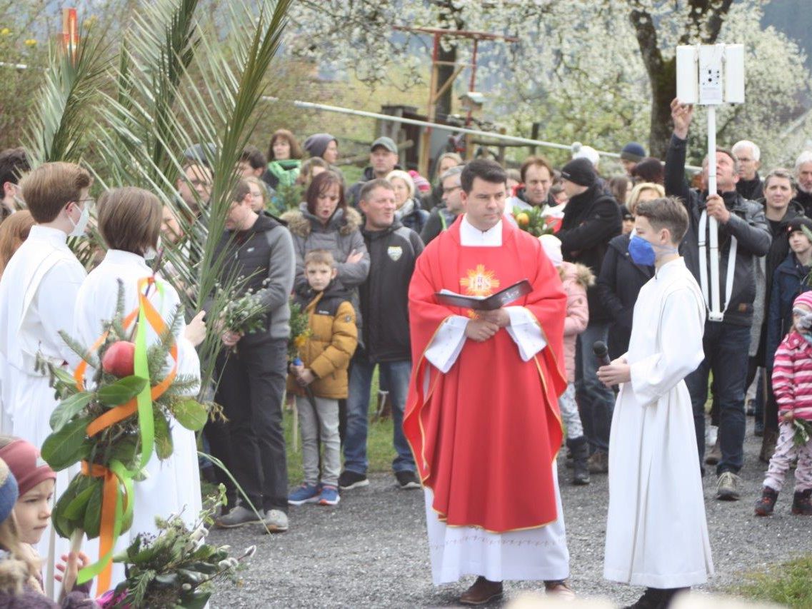 Die Palmprozession in Rankweil war sehr gut besucht. Die Palmprozession in Rankweil war sehr gut besucht.