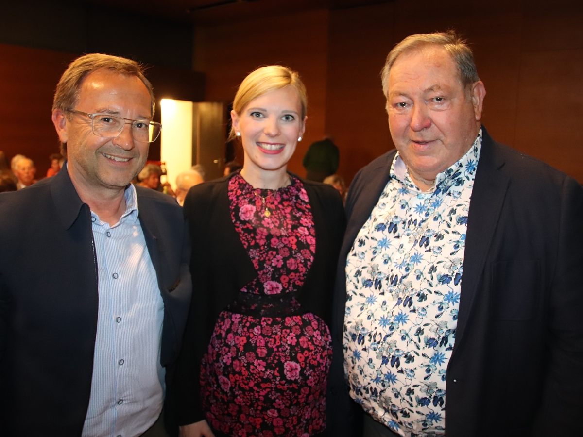 Werner Böhler, Carina Jaklitsch und Helmut Leite. Werner Böhler, Carina Jaklitsch und Helmut Leite.