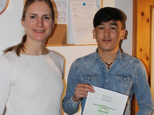 Dorottya Biro und Faizullah sind ein erfolgreiches Team Dorottya Biro und Faizullah sind ein erfolgreiches Team