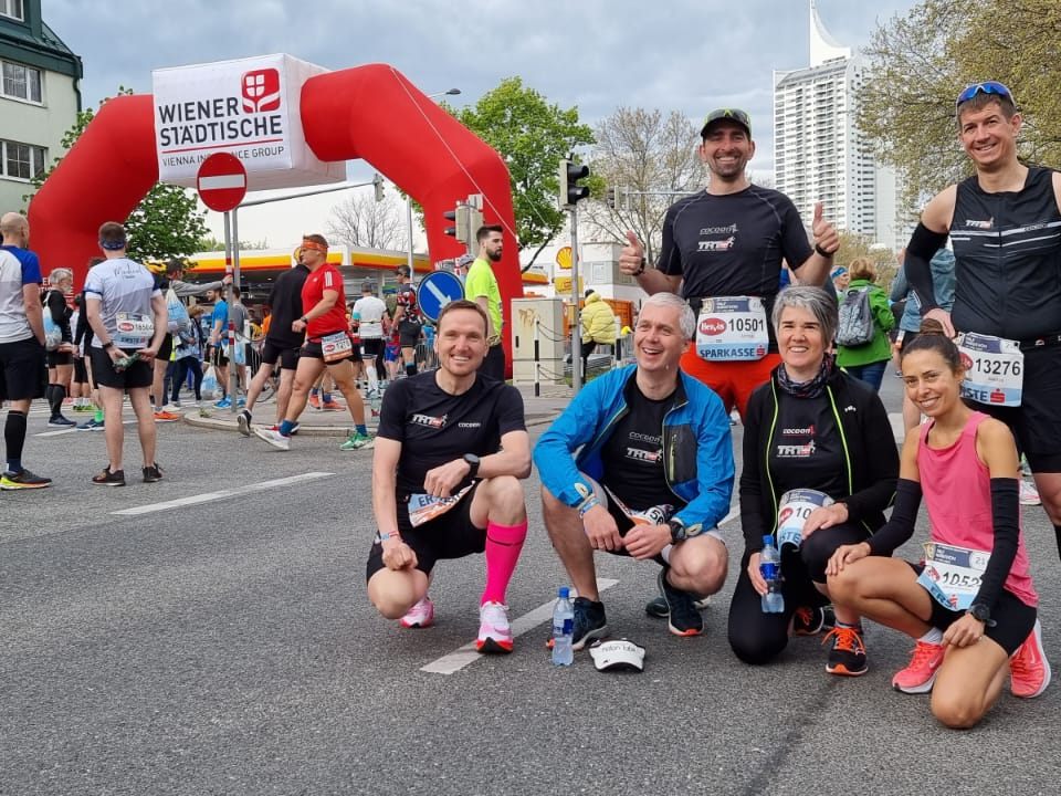 Das TRT Vorarlberg Team beim Vienna City Marathon in Wien Das TRT Vorarlberg Team beim Vienna City Marathon in Wien