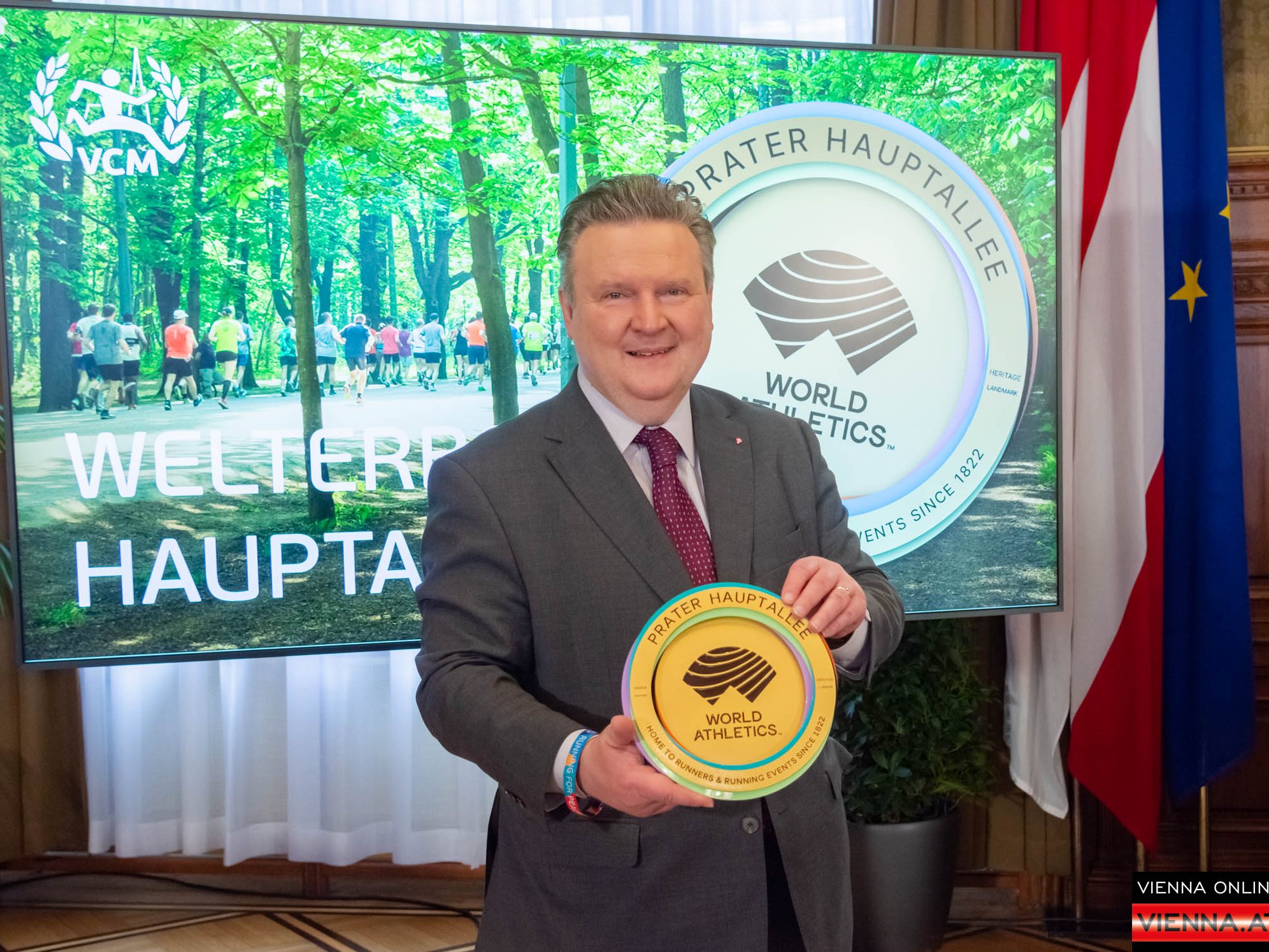 06042022 Medientermin anlaesslich des 200 Jahre Laufevents in der Prater Hauptallee