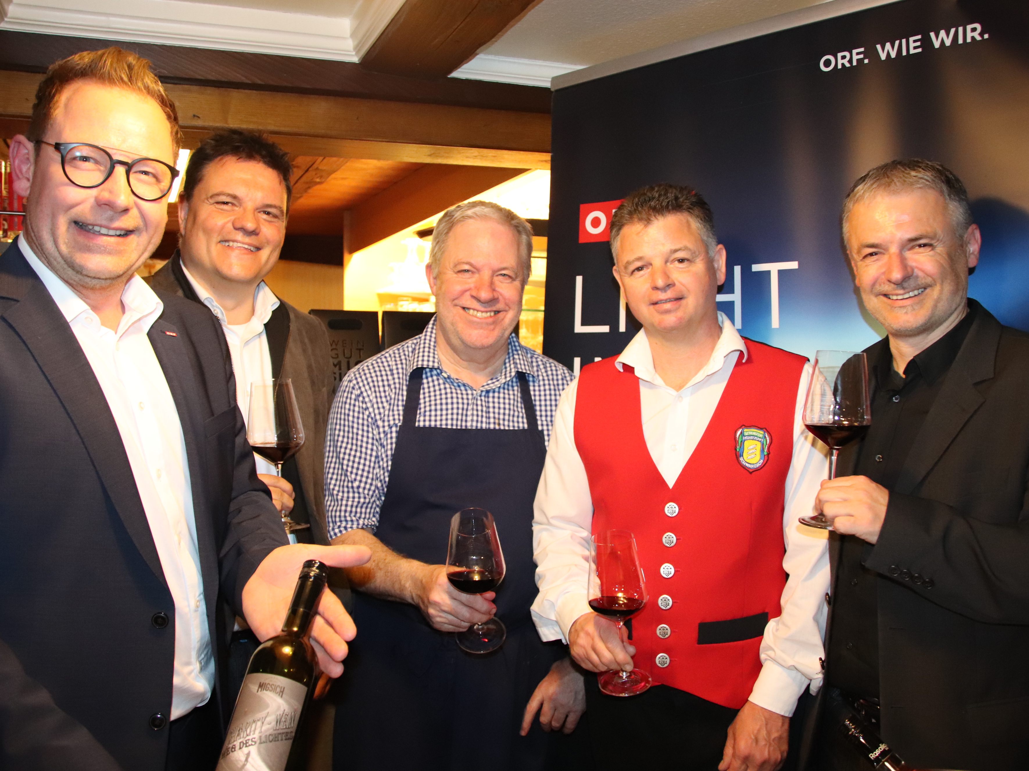 Markus Klement, Thomas Schierle, Hanspeter Tauber, René Winkel sowie Walter Moosbrugger. Markus Klement, Thomas Schierle, Hanspeter Tauber, René Winkel sowie Walter Moosbrugger.