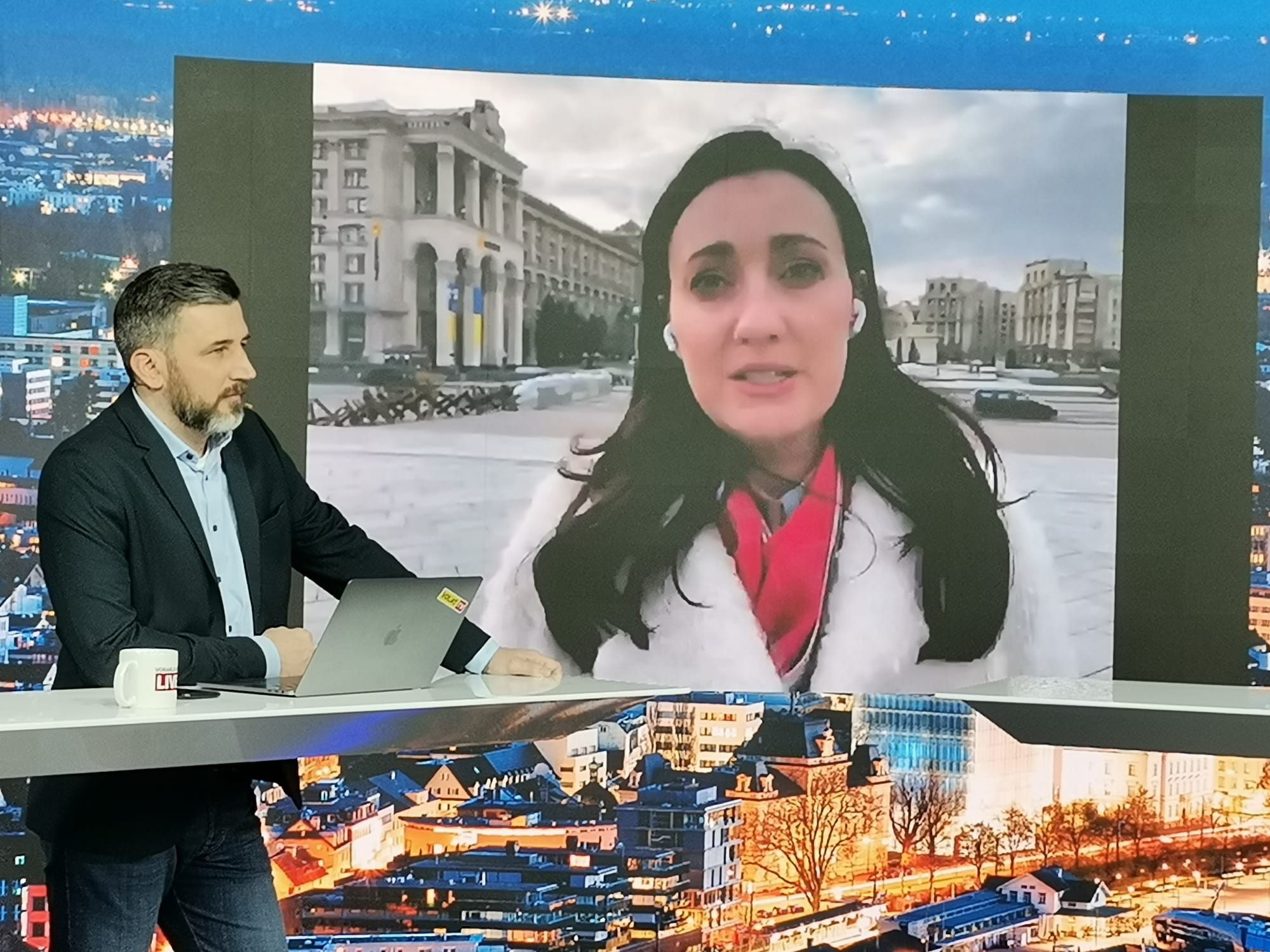 Solomiya Vitvitska zu Gast bei "Vorarlberg LIVE".