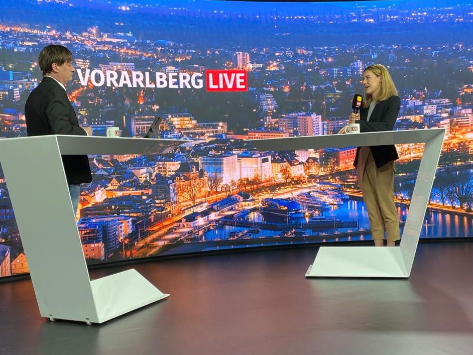 Claudia Gamon bei "Vorarlberg LIVE" Claudia Gamon bei "Vorarlberg LIVE"