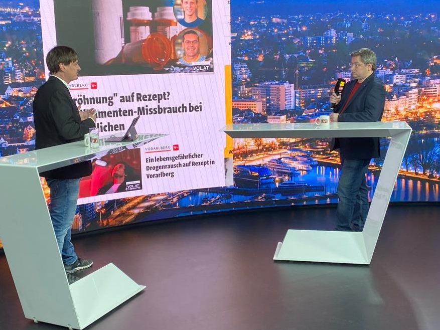 Primar Kloimstein bei "Vorarlberg LIVE" Primar Kloimstein bei "Vorarlberg LIVE"