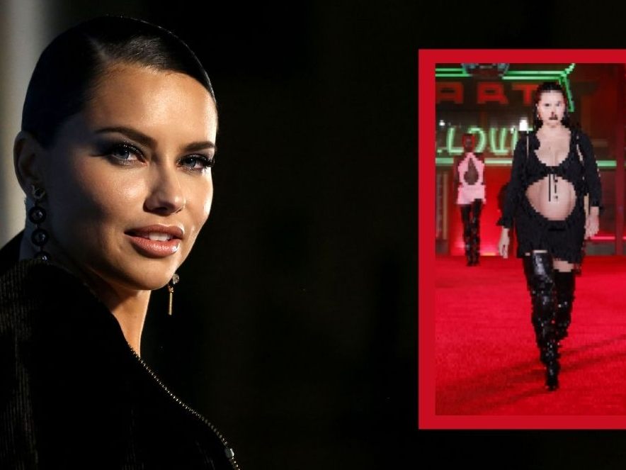 Model Adriana Lima.